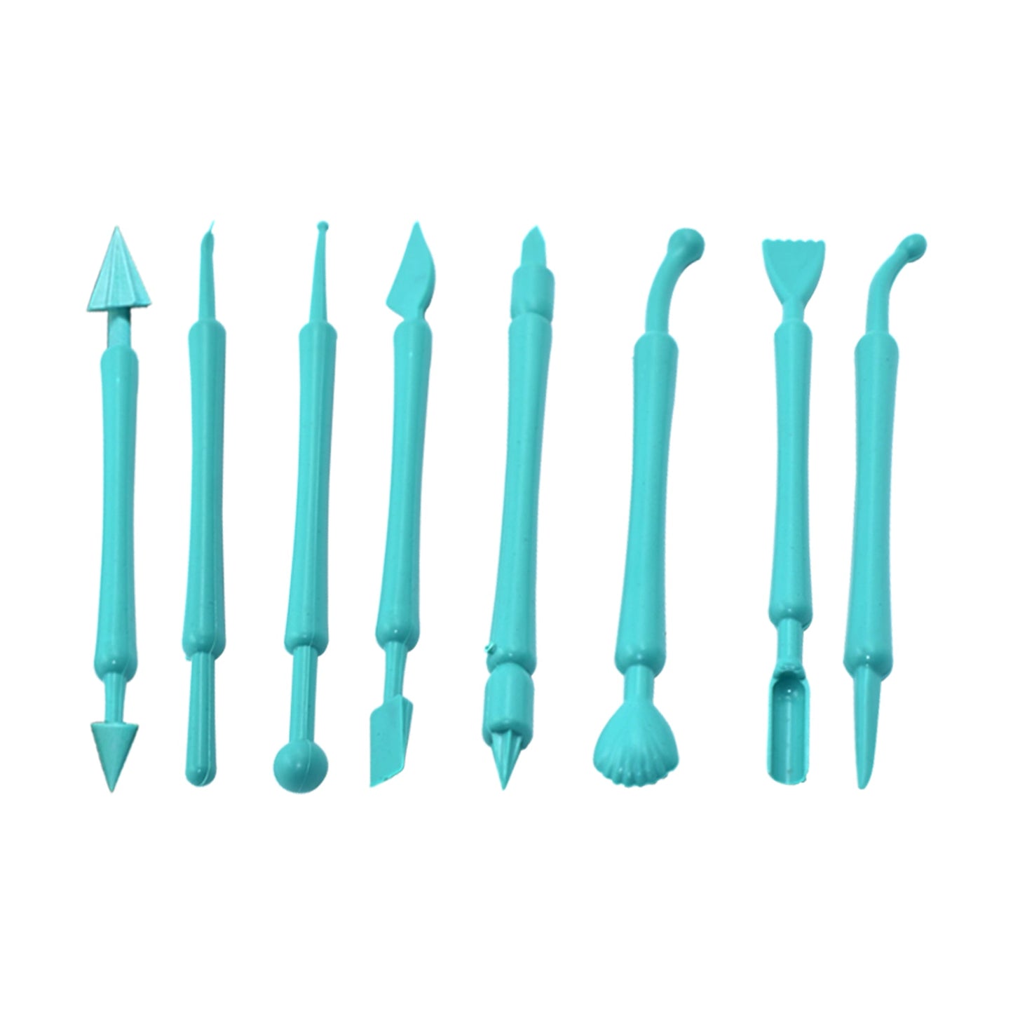 Fondant Cake Decor Flower Sugar Craft Modelling Tools Clay Mould (8PC-Set) - Springkart 