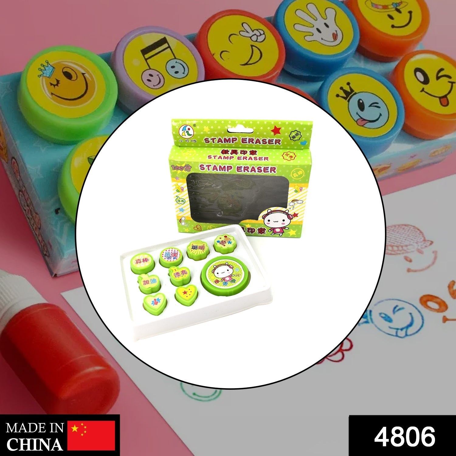 9 Pc Stamp Set for Kids, Play & Fun - Springkart 