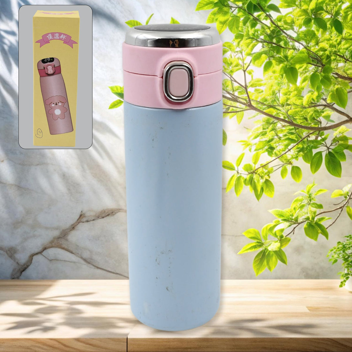 Double walled Stainless Steel Water Bottle (450 ML Approx) - Springkart 