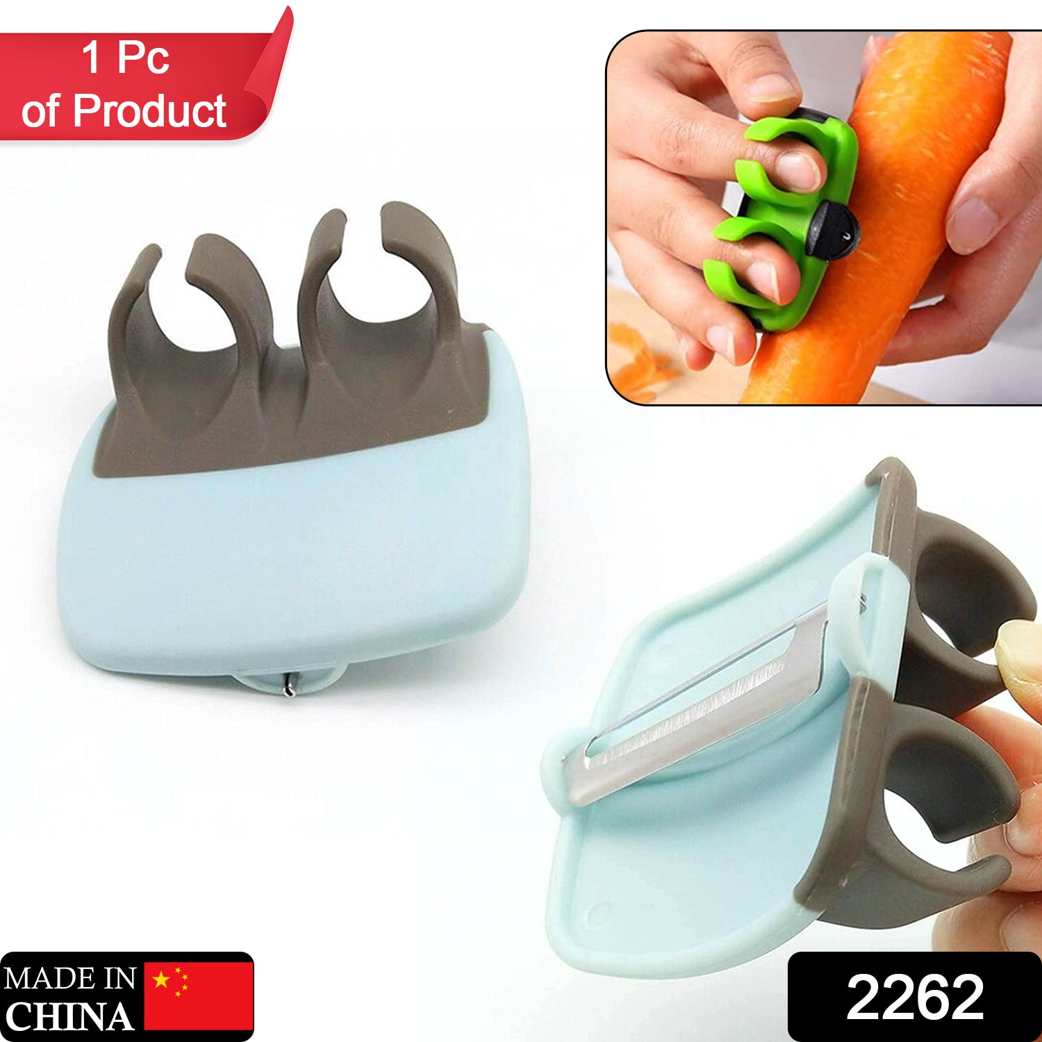 Hand Palm Peeler Fruit Hand Vegetable Peeler Potato with Rubber Finger Grip Kitchen Cooking Tool Cucumber - Springkart 