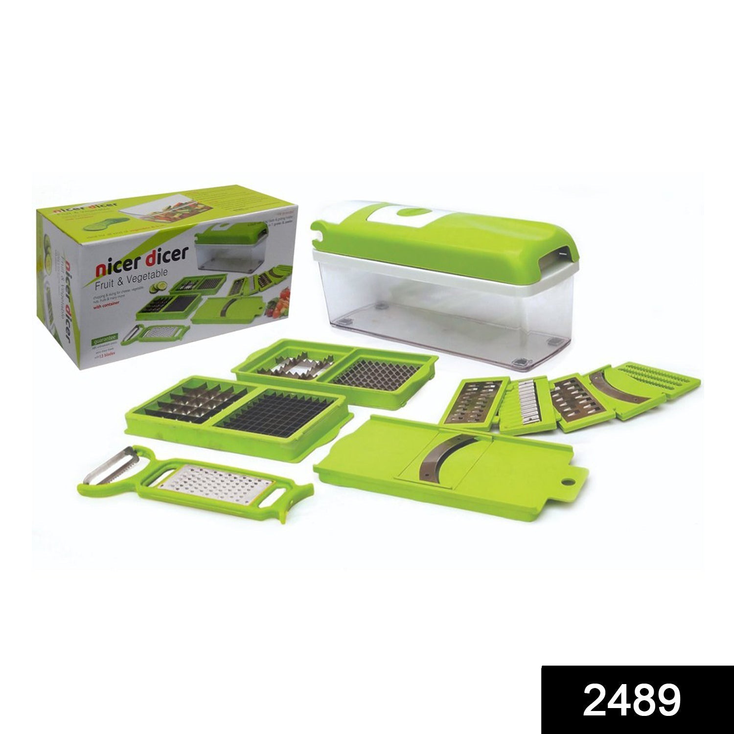 Plastic 13-in-1 Manual Vegetable Grater,Chipser and Slicer - Springkart 