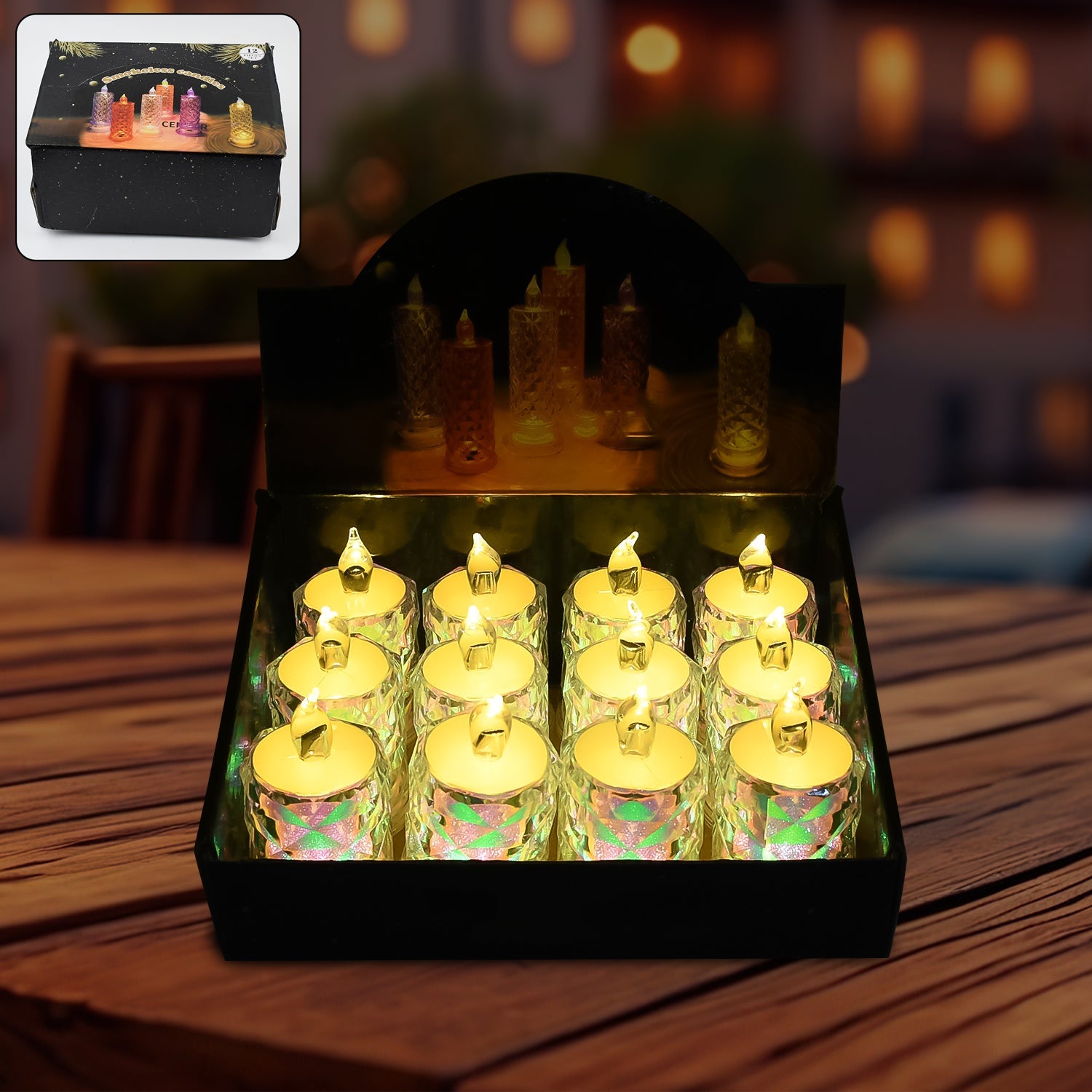 Festive Lighting for Any Occasion: 12 Pack LED Tealight Candles - Springkart 