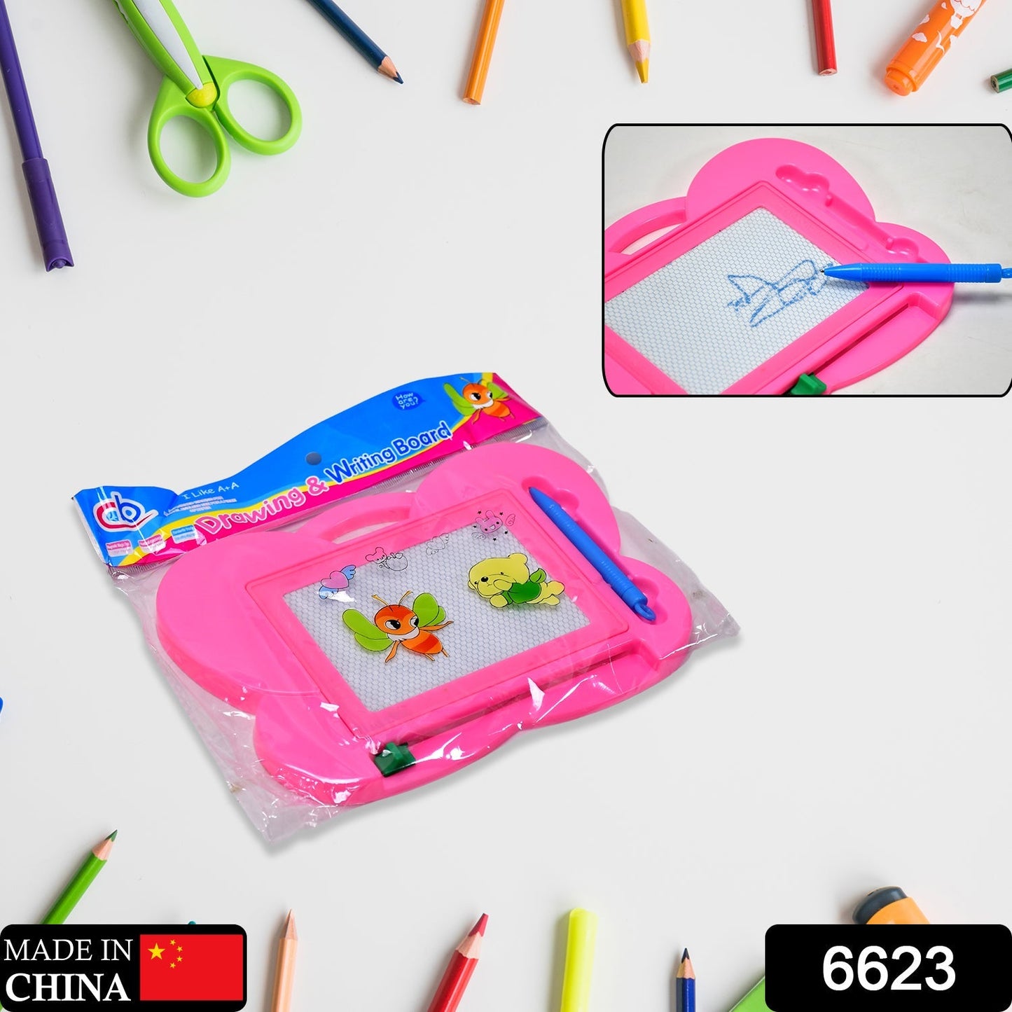Magic Magnetic Drawing & Writing Slate Toy - Springkart 