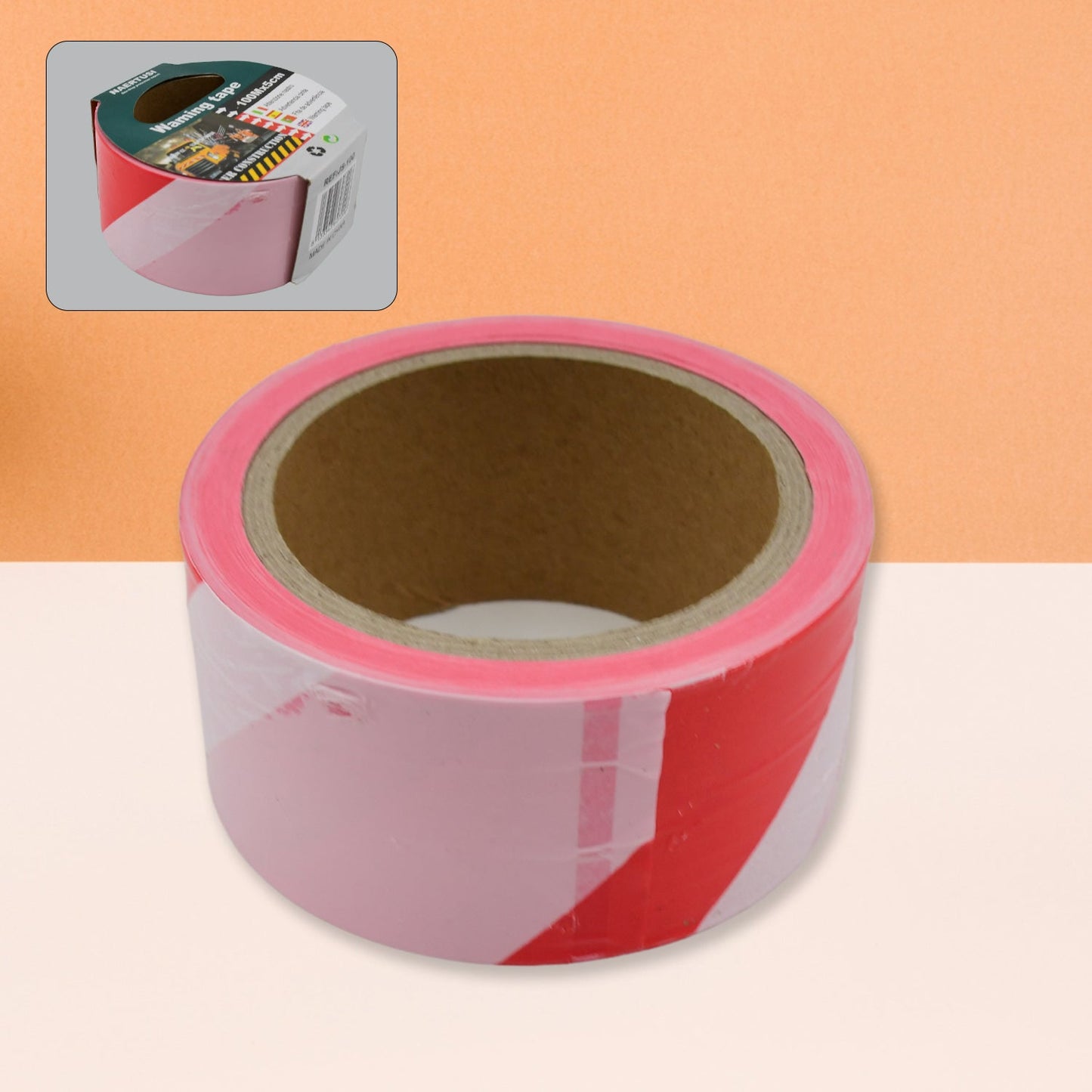 Safety Warning Tape, Construction Barrier Tape Non-Adhesive (100Mx5CM) - Springkart 