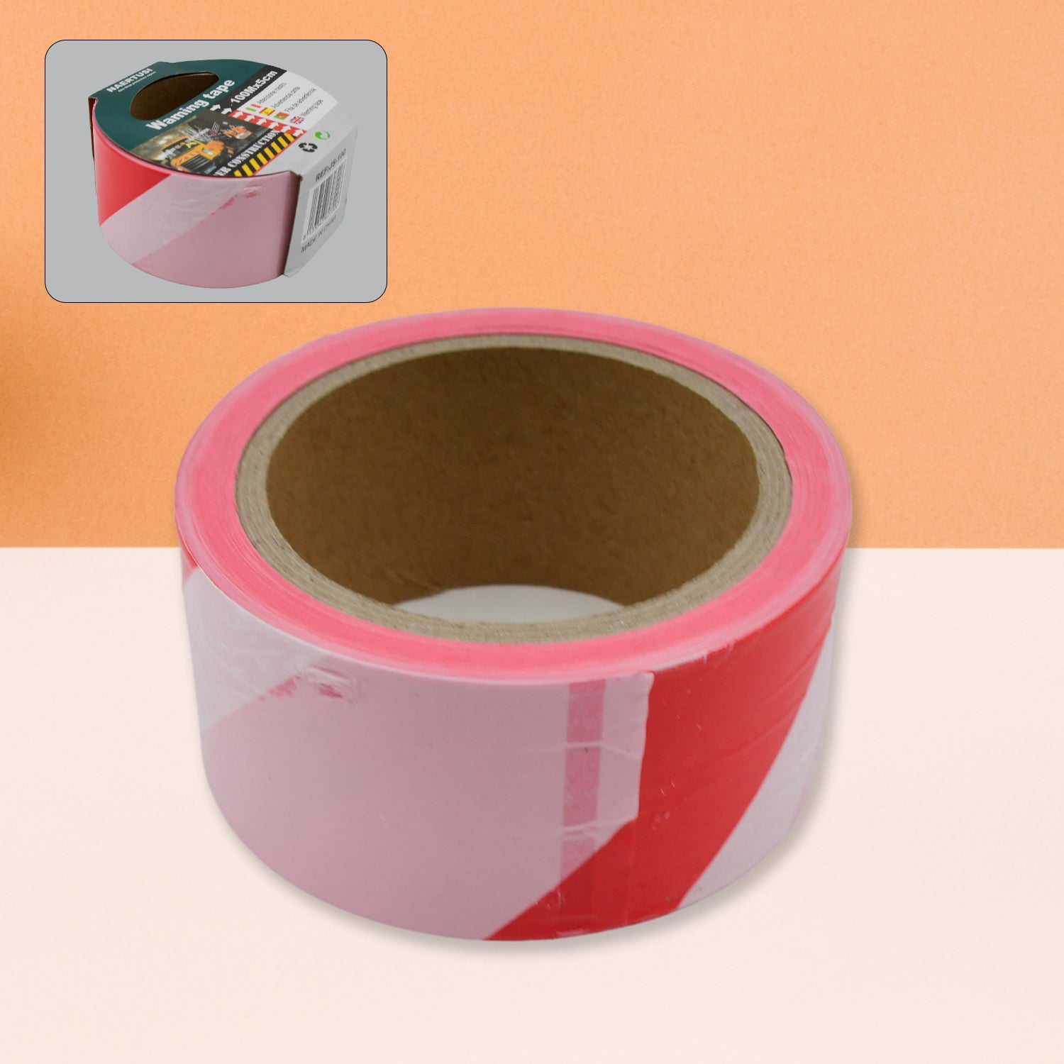 Safety Warning Tape, Construction Barrier Tape Non-Adhesive (100Mx5CM) - Springkart 