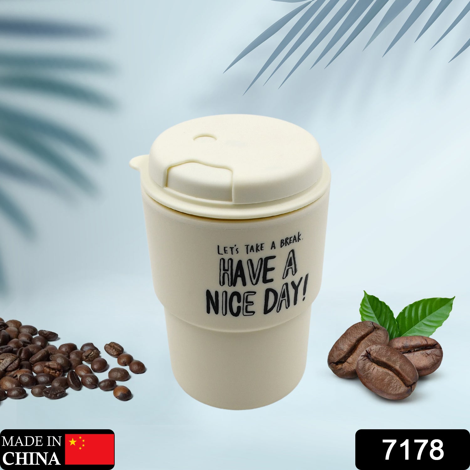 Appreciation and Motivation Portable Plastic Coffee Cup for Travel, Home, Office, Gift for Travel Lovers - Springkart 