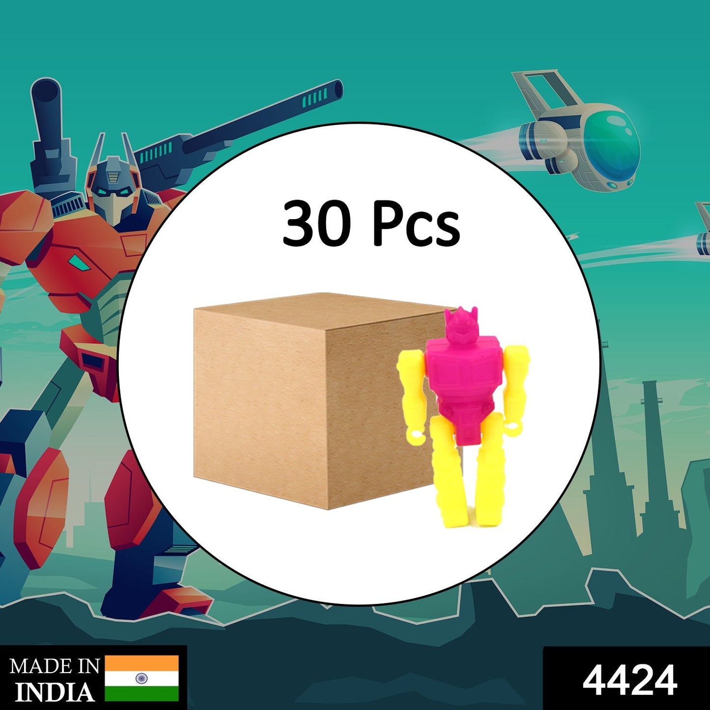30pc SMALL ROBOT TOY FOR KIDS - Springkart 