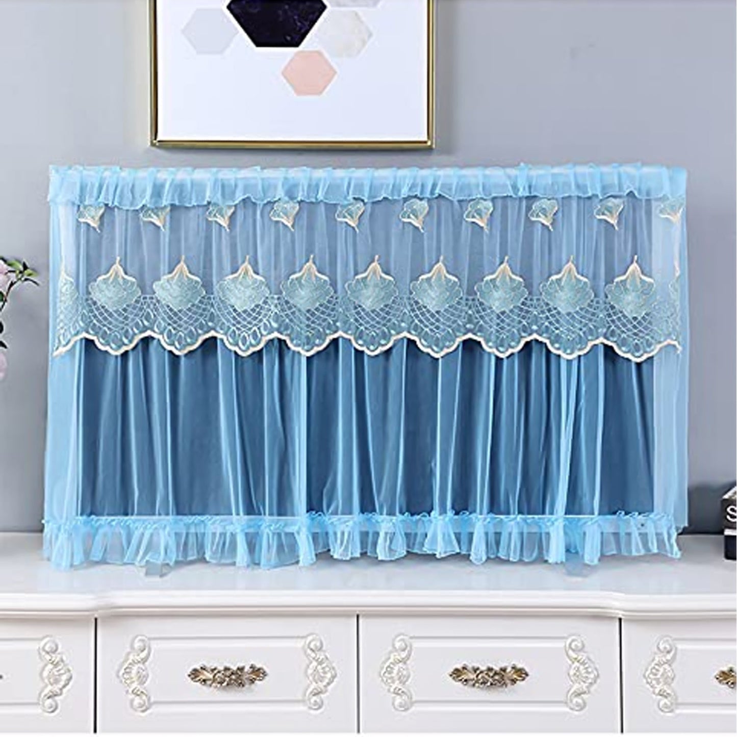 Dustproof Cover for Indoor, TV Screen Protector Cloth Cover (55 Inch) - Springkart 