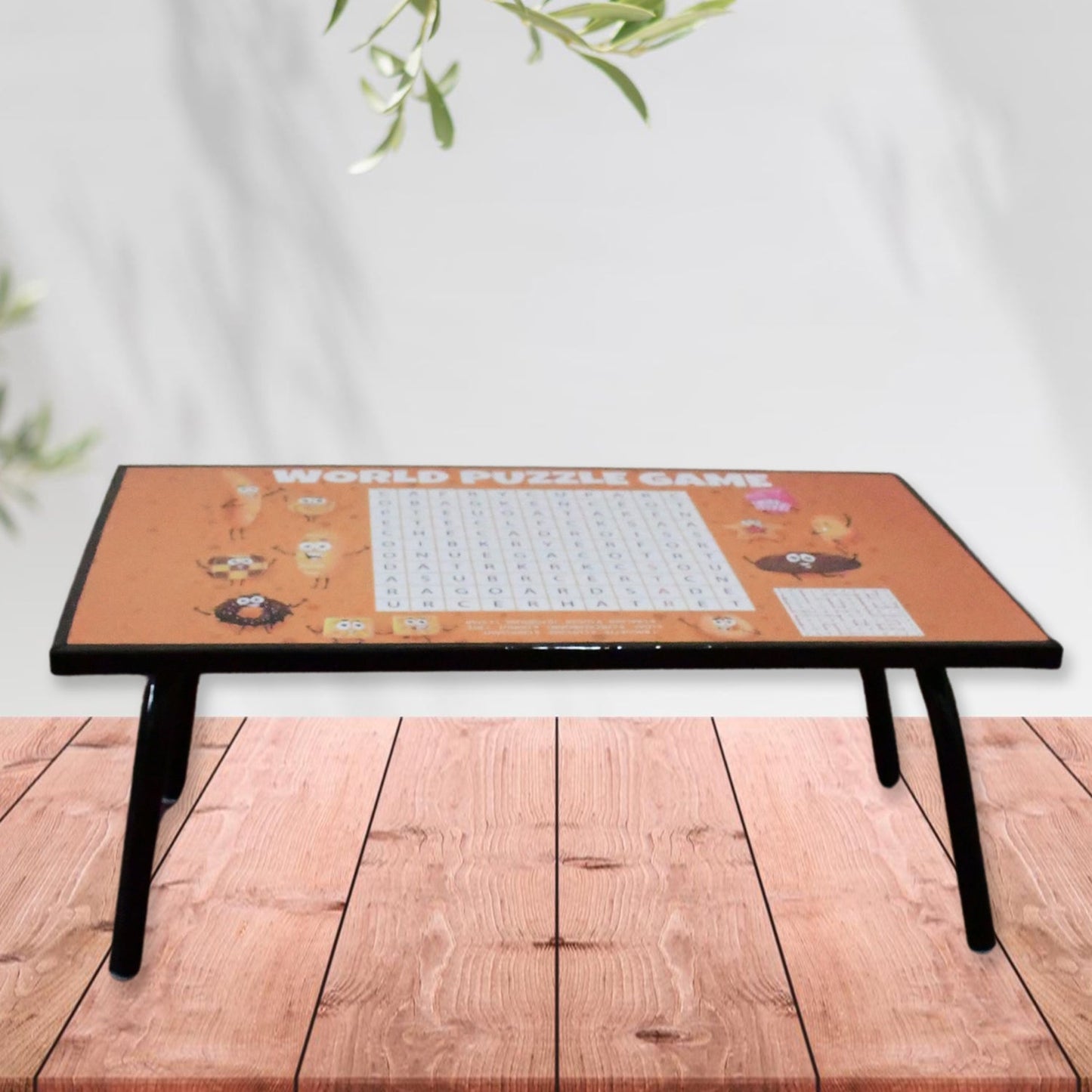 Foldable Multipurpose Mix Design Games Table Board || Bed Study Table (48 × 28 Cm / 1 Pc)   - Springkart 