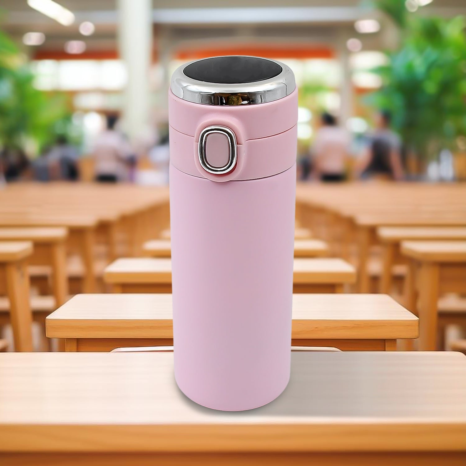 Smart Vacuum Insulated Water Bottle with LED Temperature Display (450 ML Approx) - Springkart 