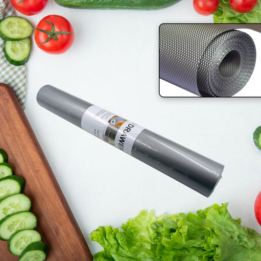 Multipurpose Anti-Slip Mat Liner Roll - 45cmx5m for Kitchen, Bathroom, Cabinet, Drawer, Shelf & Fridge - Springkart 