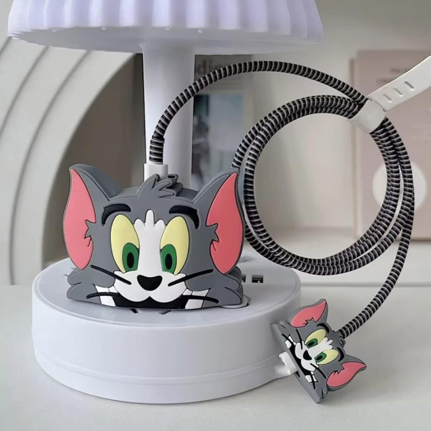 Cartoon Character Silicon Charger Case Cover For iP 18-20W (Mix Design / 1 Pc) - Springkart 