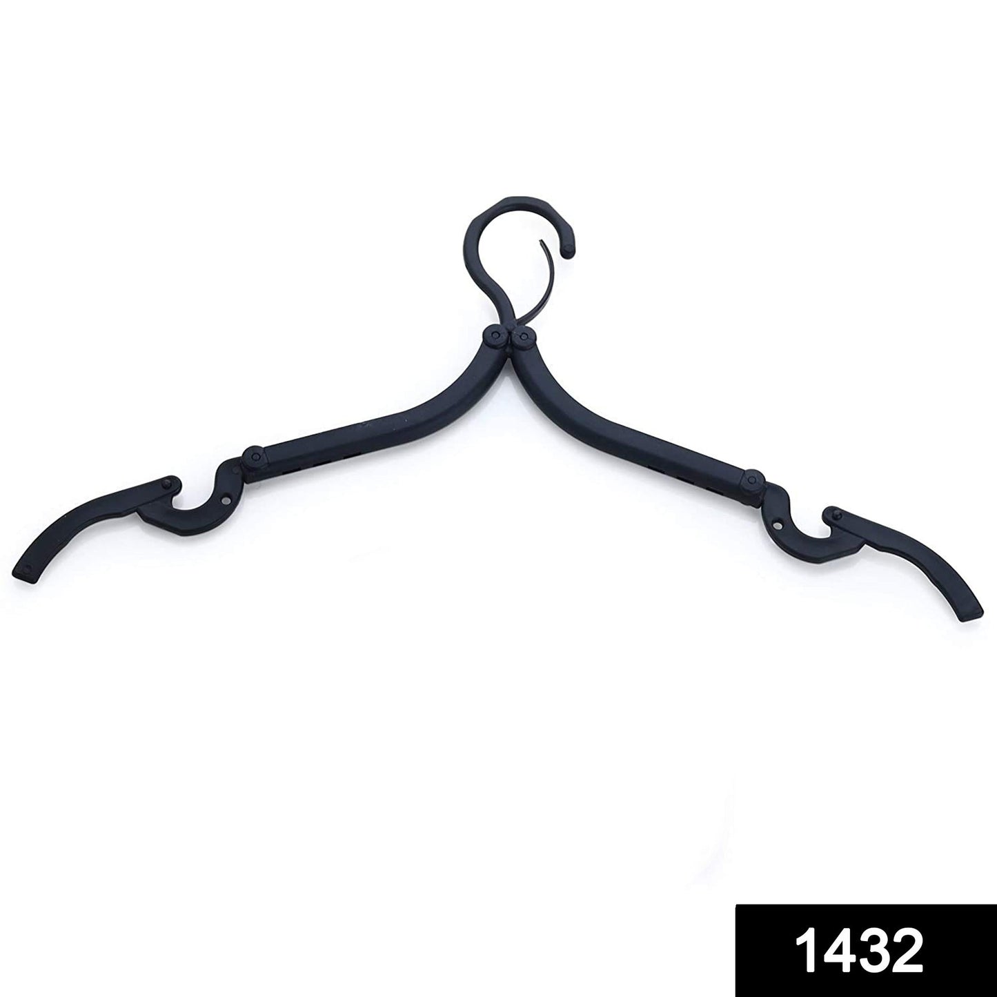 Portable & Foldable Multicolor Plastic Hangers (1pc) - Springkart 
