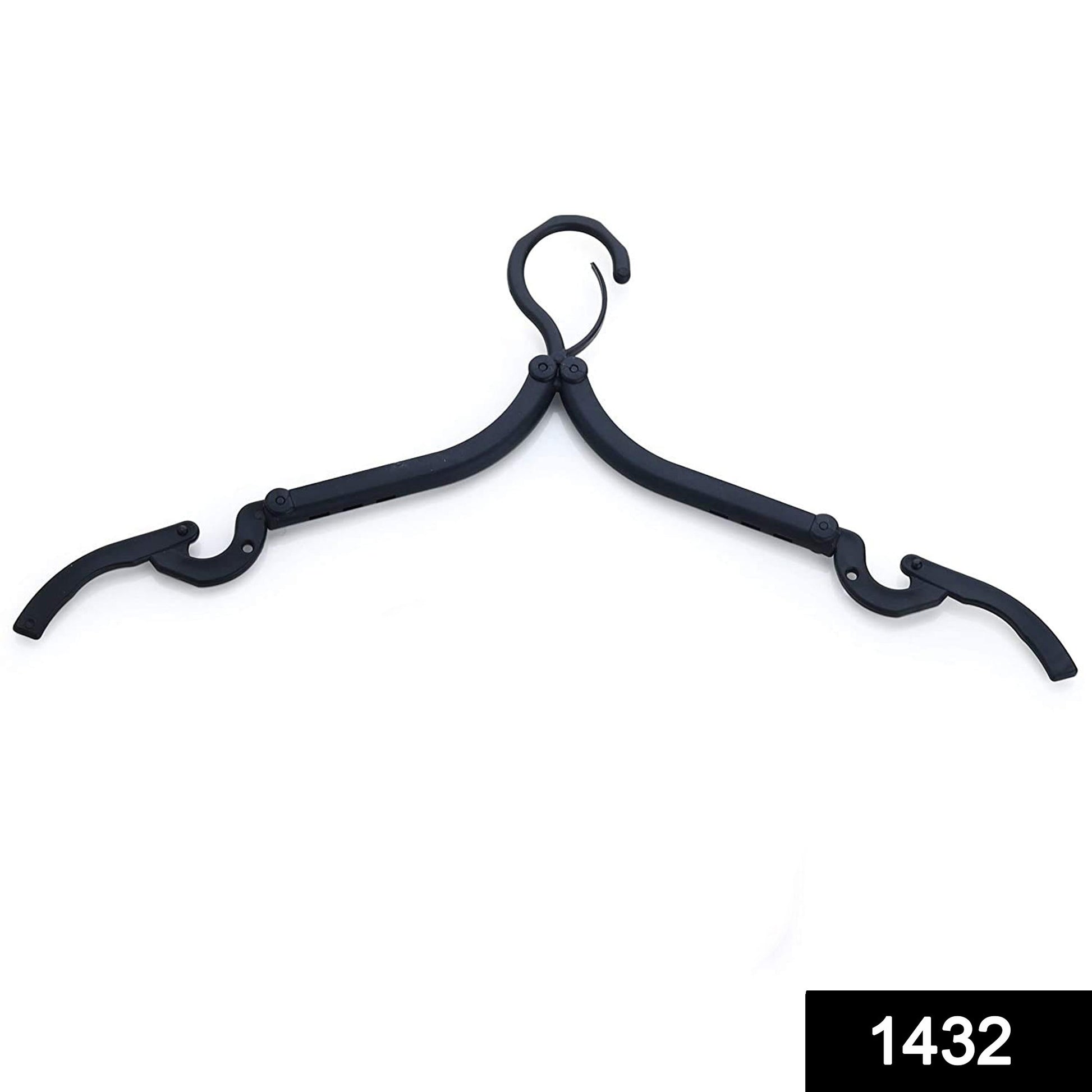 Portable & Foldable Multicolor Plastic Hangers (1pc) - Springkart 