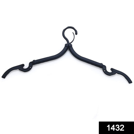 Portable & Foldable Multicolor Plastic Hangers (1pc) - Springkart 