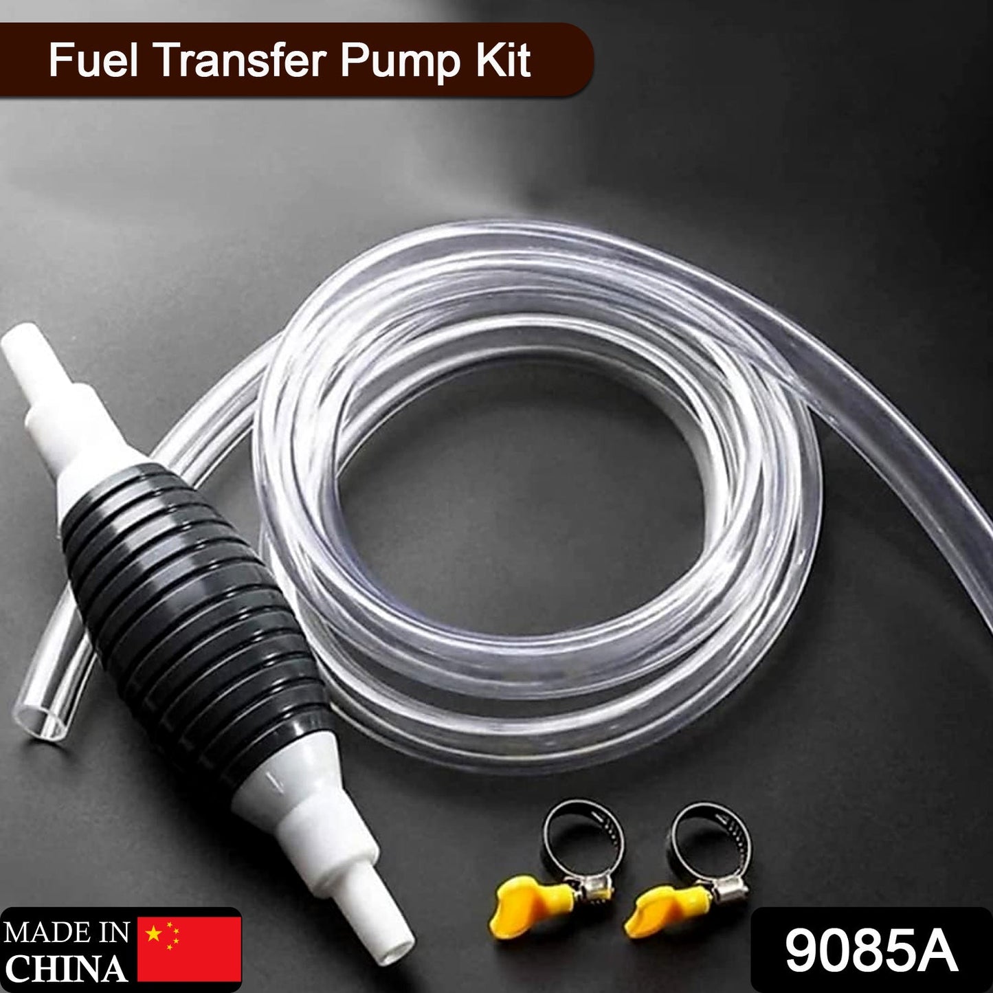 Portable Fuel Transfer Pump Kit for Petrol, Diesel & Liquids - Springkart 