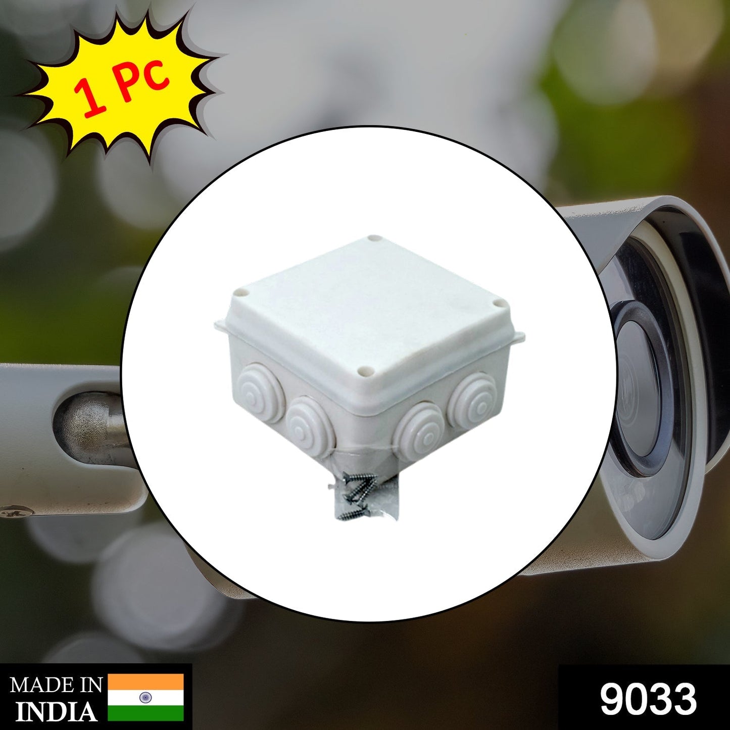 Square Fancy Box For CCTV used for storing CCTV camera’s and all which helps it from being comes in contact with damages. - Springkart 