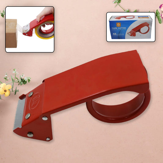 Metal Packing Tape Dispenser Cutter for Home Office use, Tape Dispenser for Stationary, Tape Cutter Packaging Tape - Springkart 