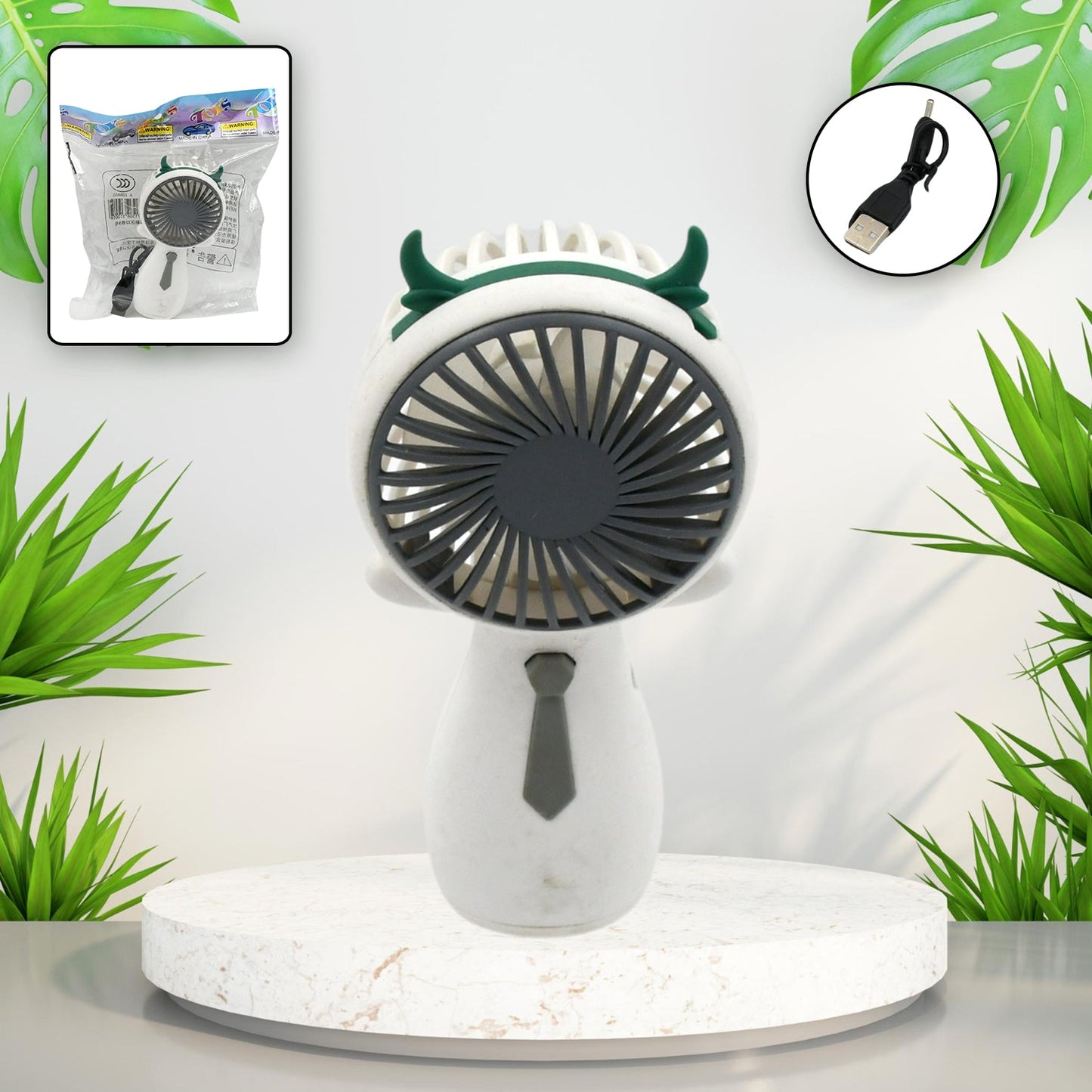 Mini USB Handheld Fan, Portable Handy Mini Fan for Home, Office, Travel and Outdoor Use (1 Pc) - Springkart 