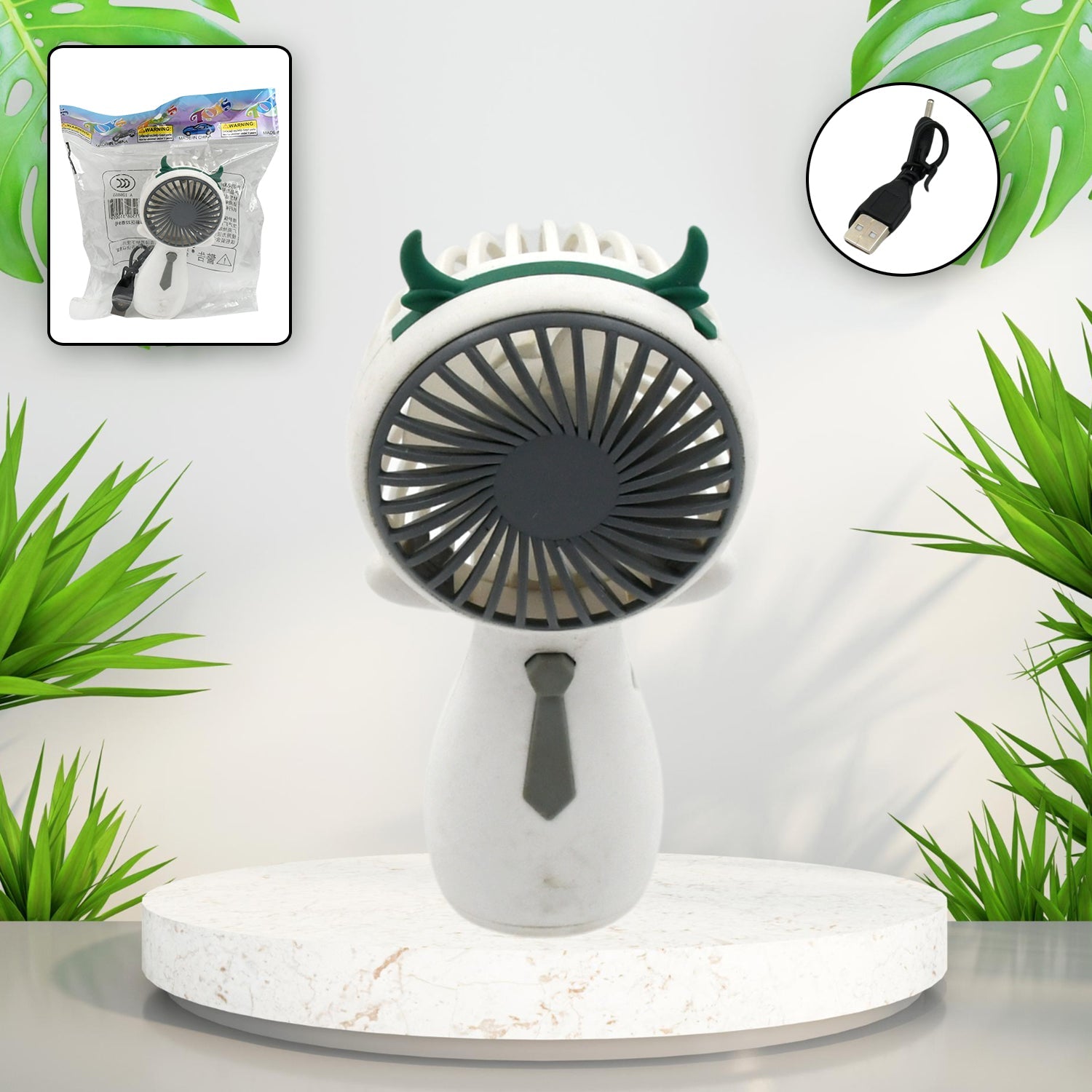 Mini USB Handheld Fan, Portable Handy Mini Fan for Home, Office, Travel and Outdoor Use (1 Pc) - Springkart 