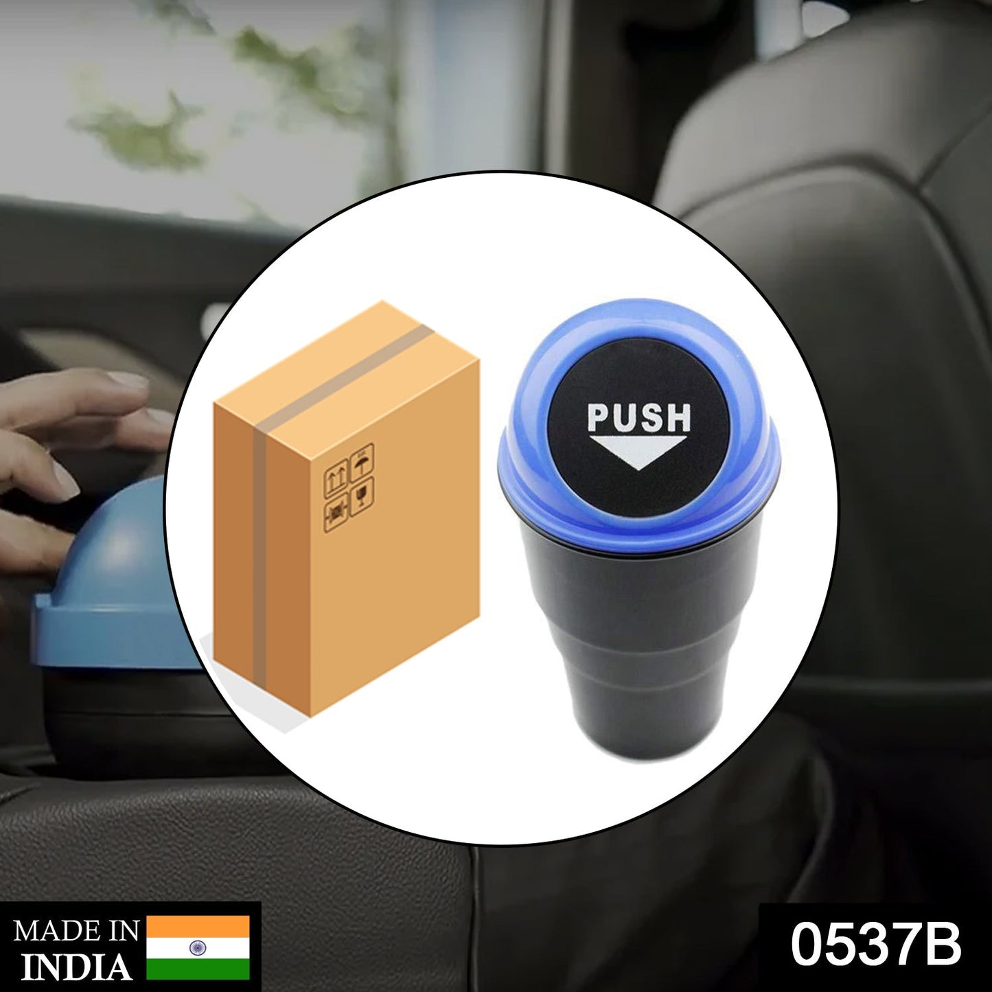 Car Dustbin widely used in many kinds of places like offices, household, cars, hospitals etc. for storing all rough stuffs. - Springkart 