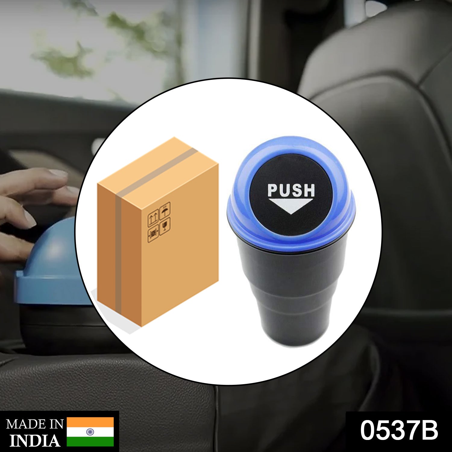 Car Dustbin widely used in many kinds of places like offices, household, cars, hospitals etc. for storing all rough stuffs. - Springkart 