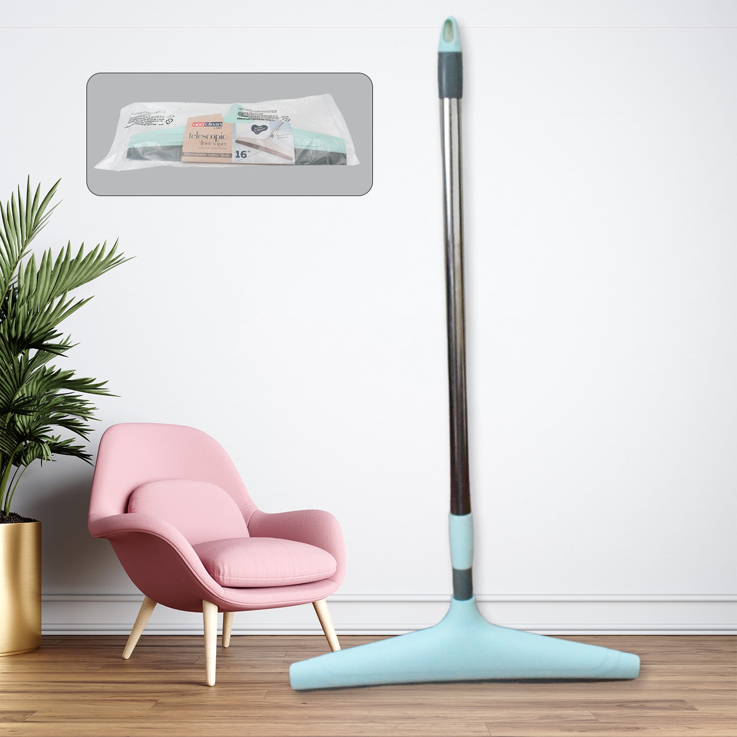 Ganesh Telescopic Bathroom Wiper 12 Inch (30 cm) - Springkart 