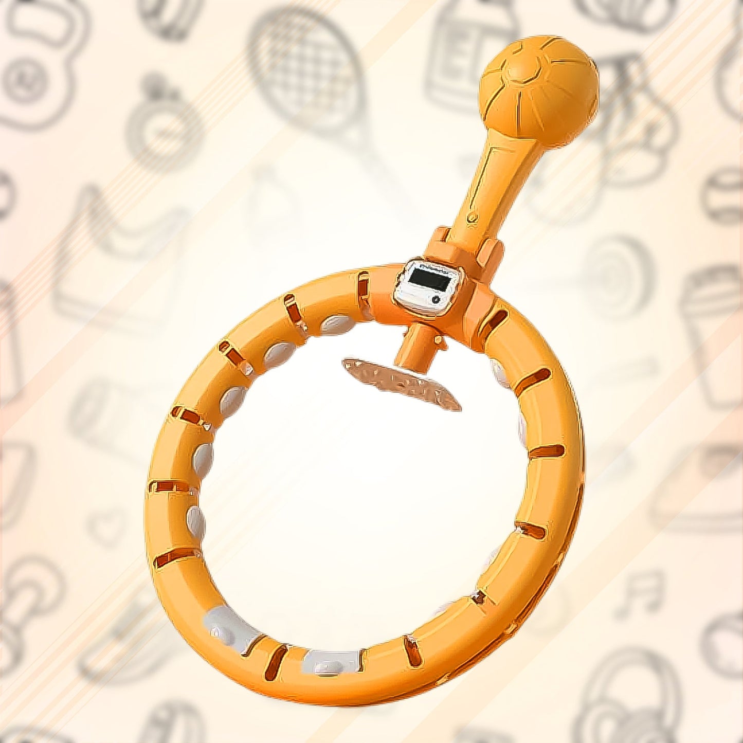 Smart Fitness Hula Hoops with Spinning Ball and Intelligent Counter (1 Pc / Loose) - Springkart 
