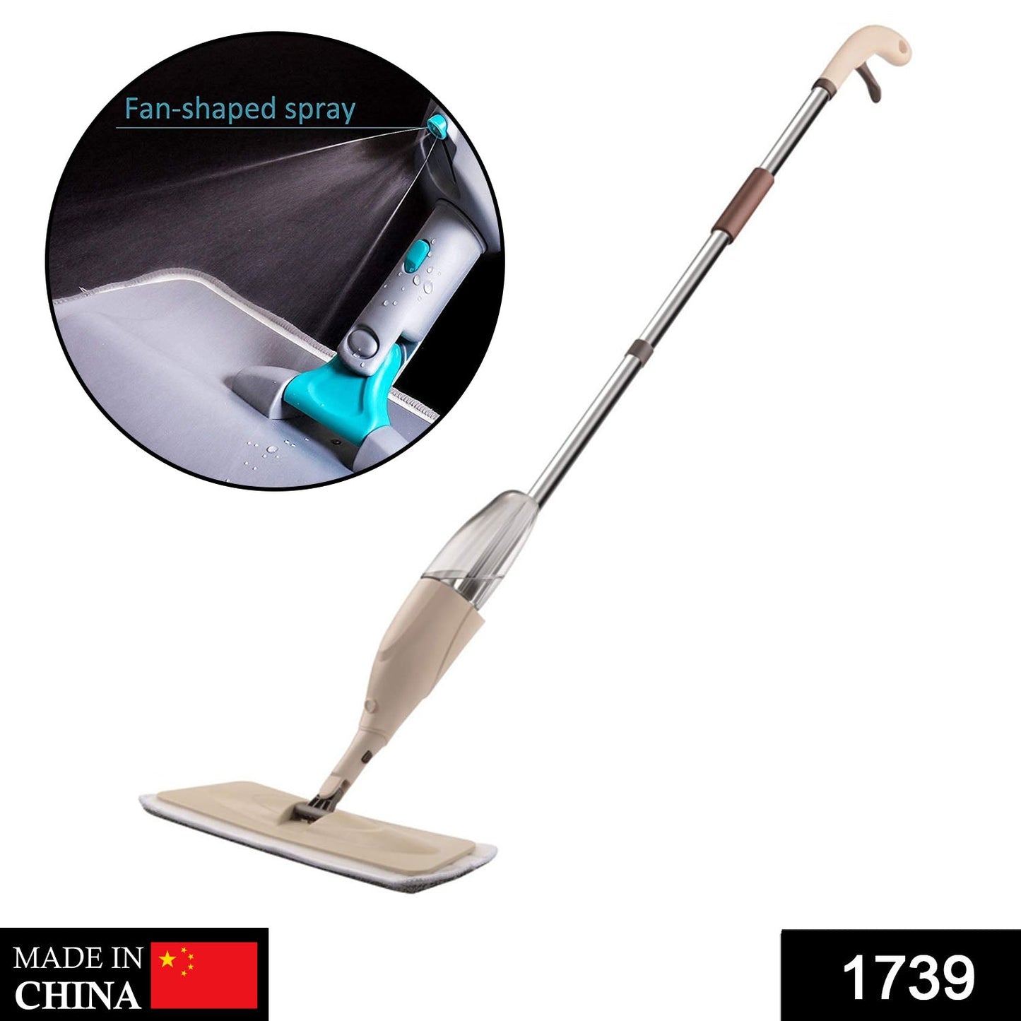 Floor Cleaning Spray Mop with Removable Washable Cleaning Pad - Springkart 