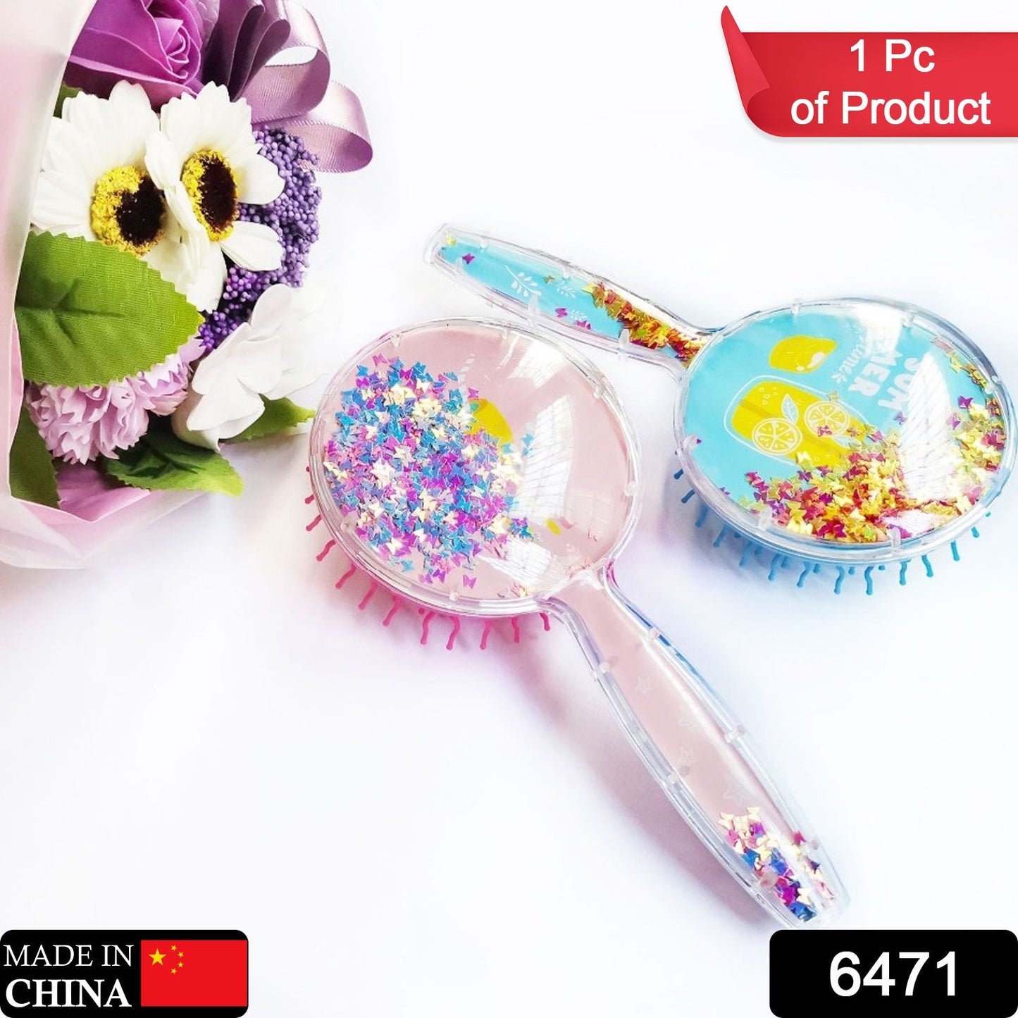 Hair Brush for Kids Detangling Anti-static Soft Massage for Braids Curly Straight Long or Short Wet Or Dry Hair (Multi-Design) - Springkart 