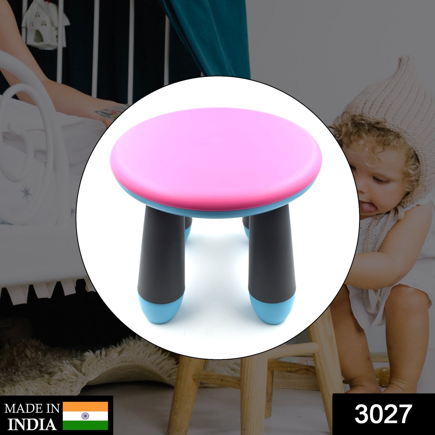 Foldable Baby Stool used in all kinds of places, specially made for kids and children’s etc. - Springkart 