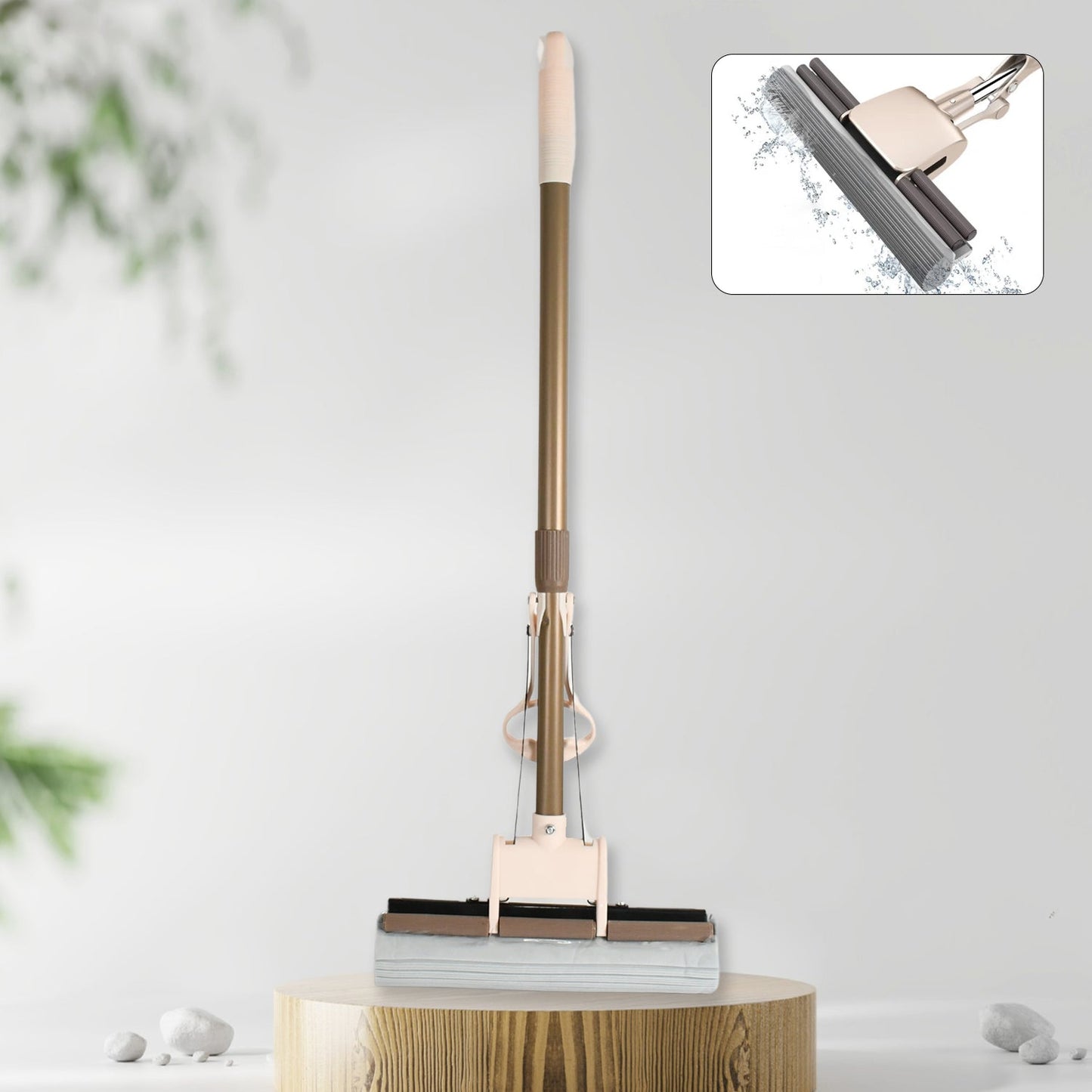 Sponge Mop Super absorbent Sponge-head-self-cleaning miracle-mop - Springkart 