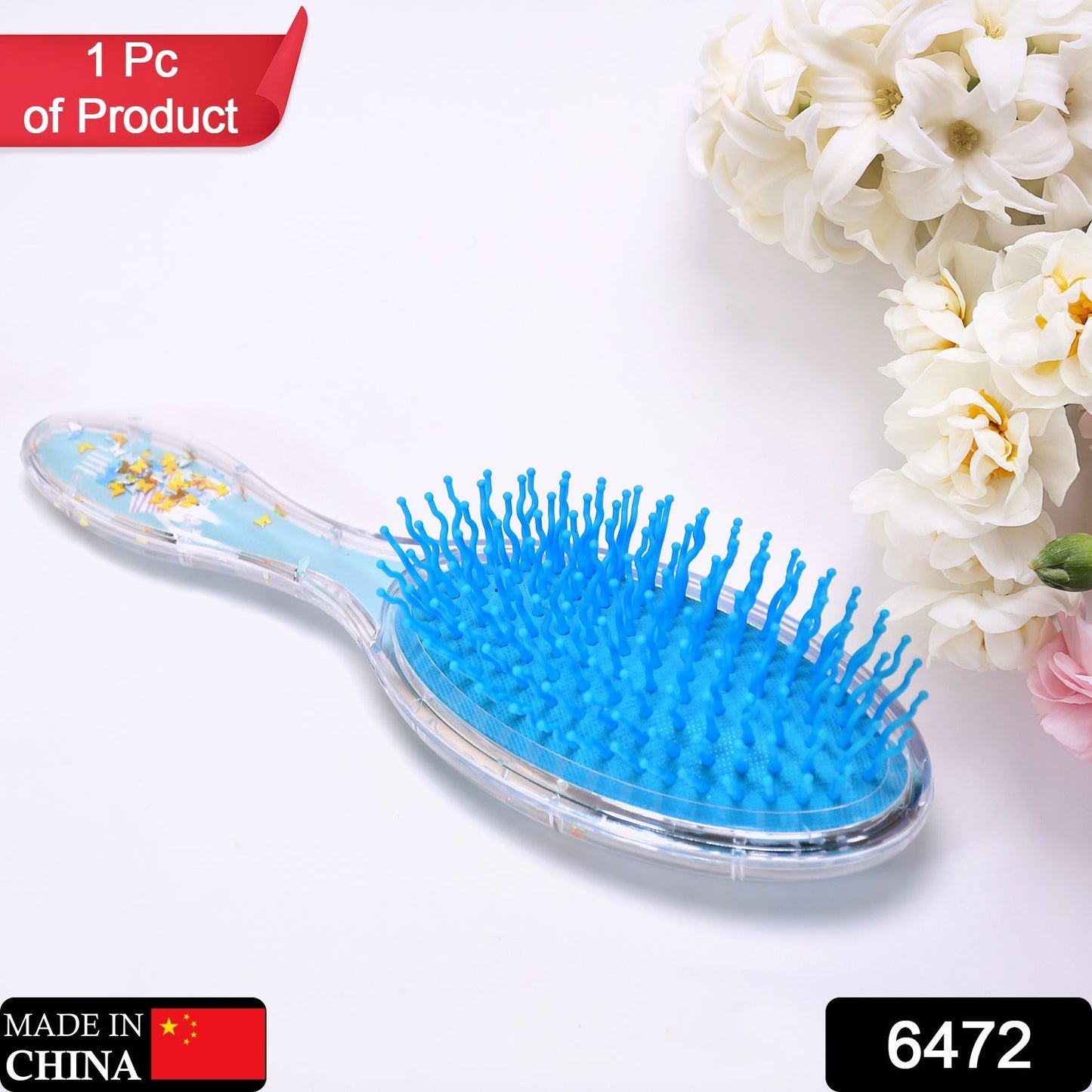 Hair Brush for Kids Detangling Anti-static Soft Massage for Braids Curly Straight Long or Short Wet Or Dry Hair (Multi-Design) - Springkart 