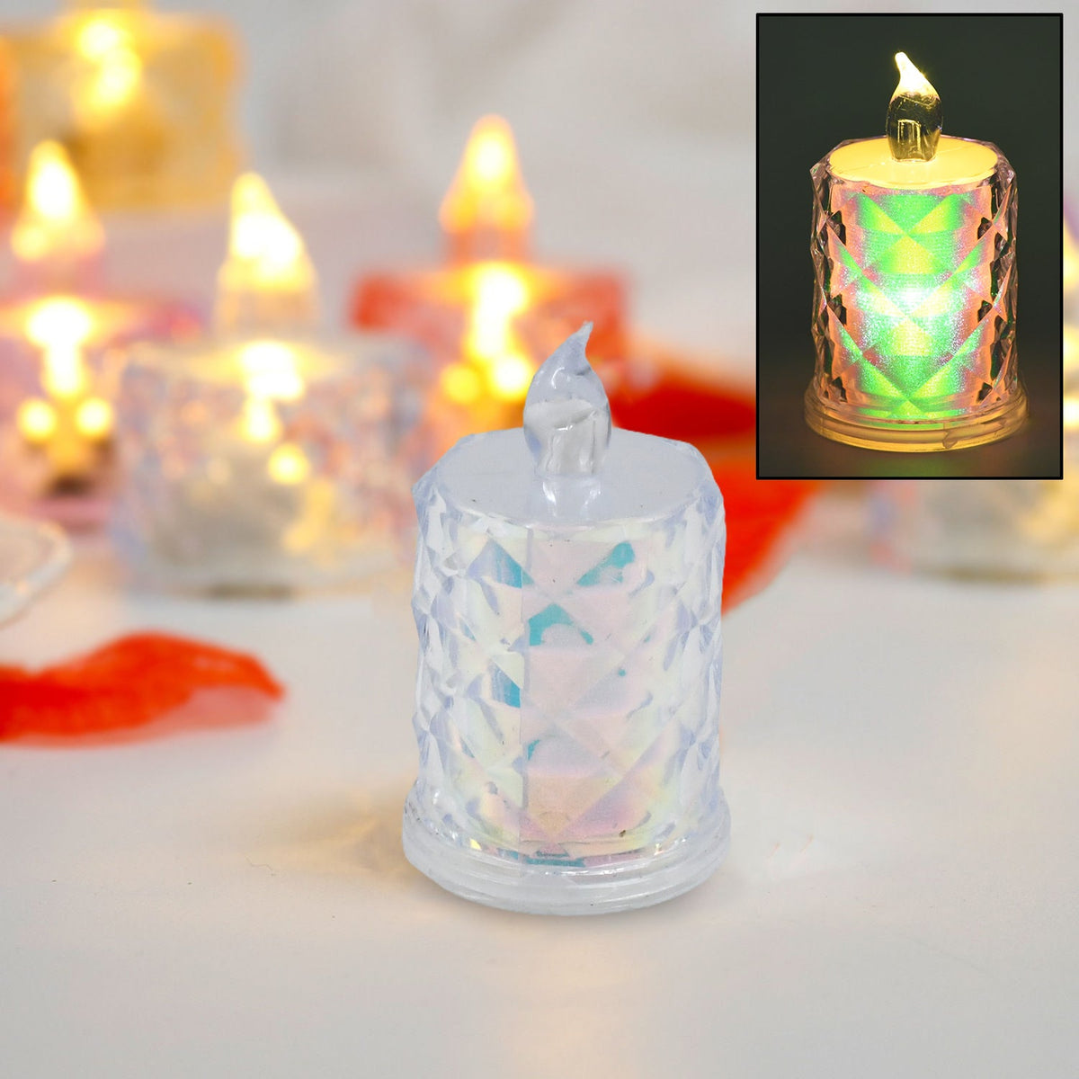 Festive Lighting for Any Occasion: 1 Pack LED Tealight Candles - Springkart 
