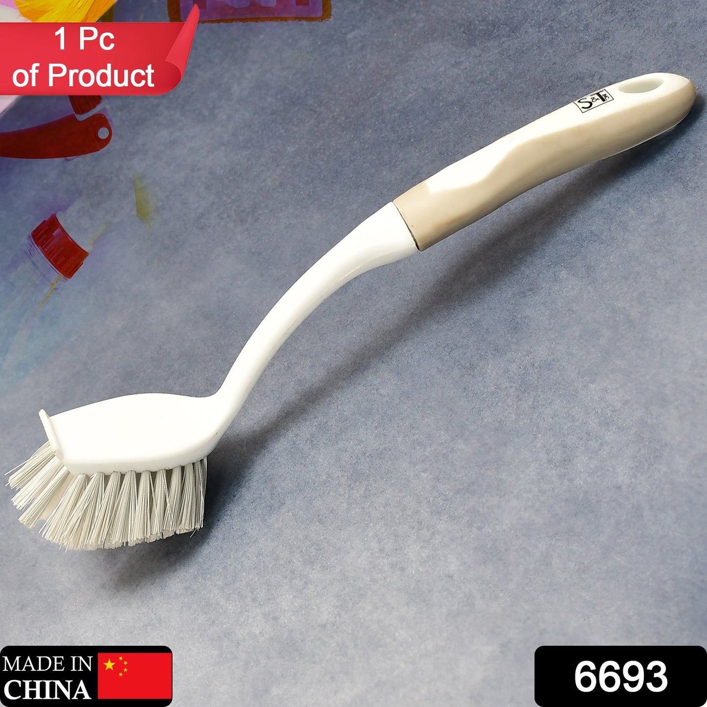 Flexible Bristles Use for Multipurpose Cleaning Sink, Washbasin, Toilets. Bathroom, Kitchen - Springkart 