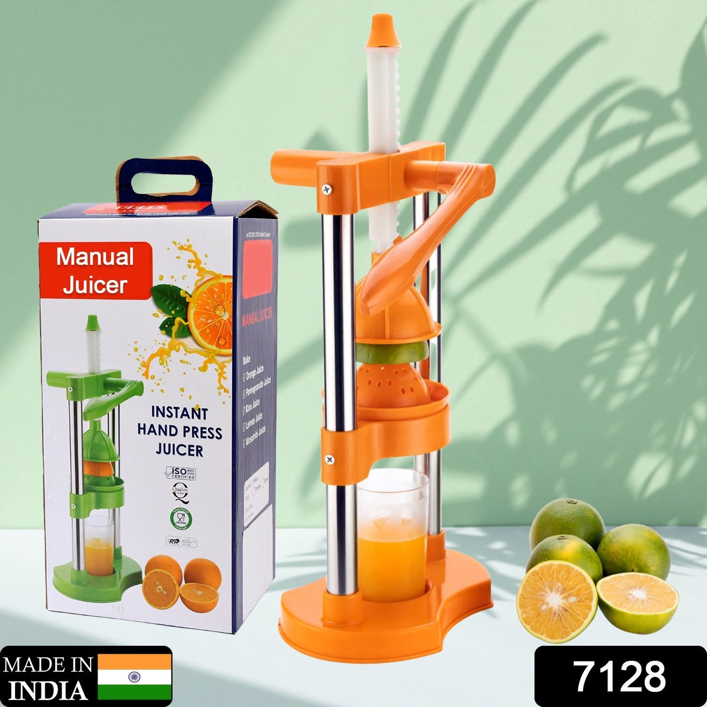Manual Hand Pressure Juicer for Fruits & Veg - Springkart 