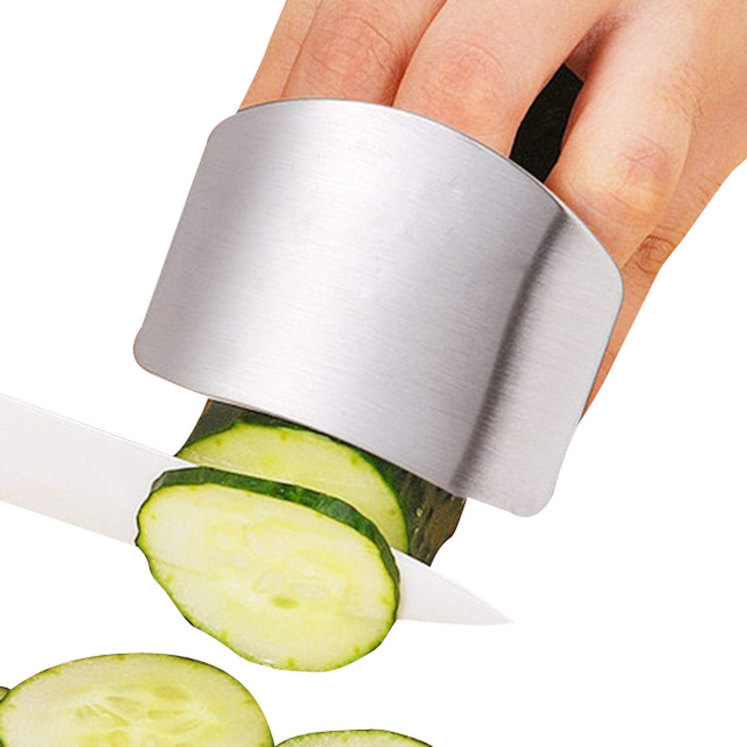 Stainless Steel Finger Guard Cutting Protector - Springkart 