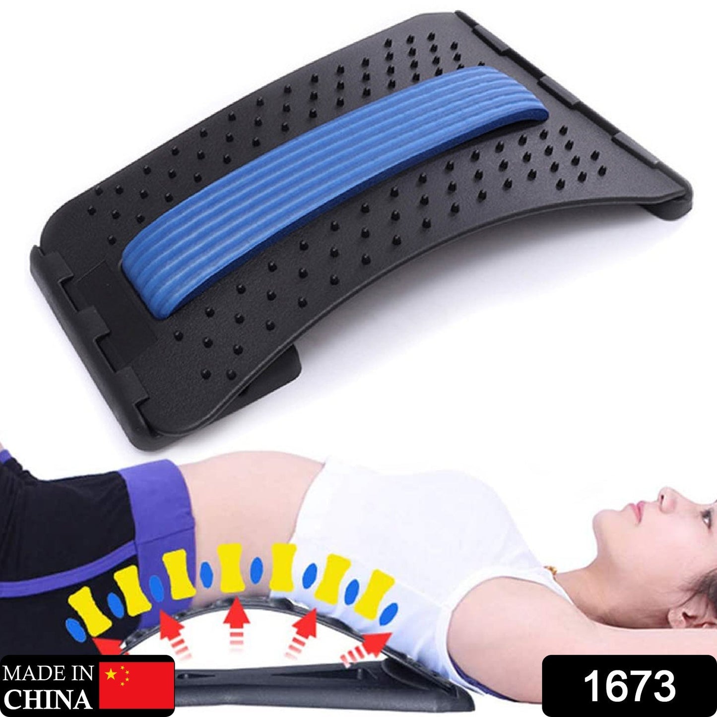 Multi-Level Back Stretcher Posture Corrector Device for Back Pain - Springkart 