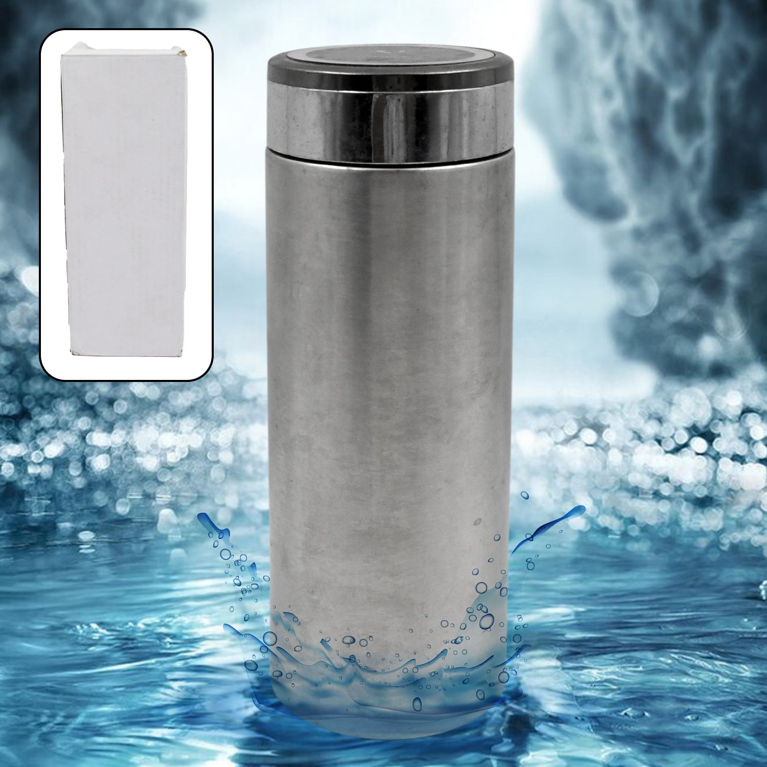 Multifunctional Double-Wall Thermos Water Bottles, Spill Proof with Leakproof Drinking Cup for Office Mug, Home, Travel, School - Springkart 