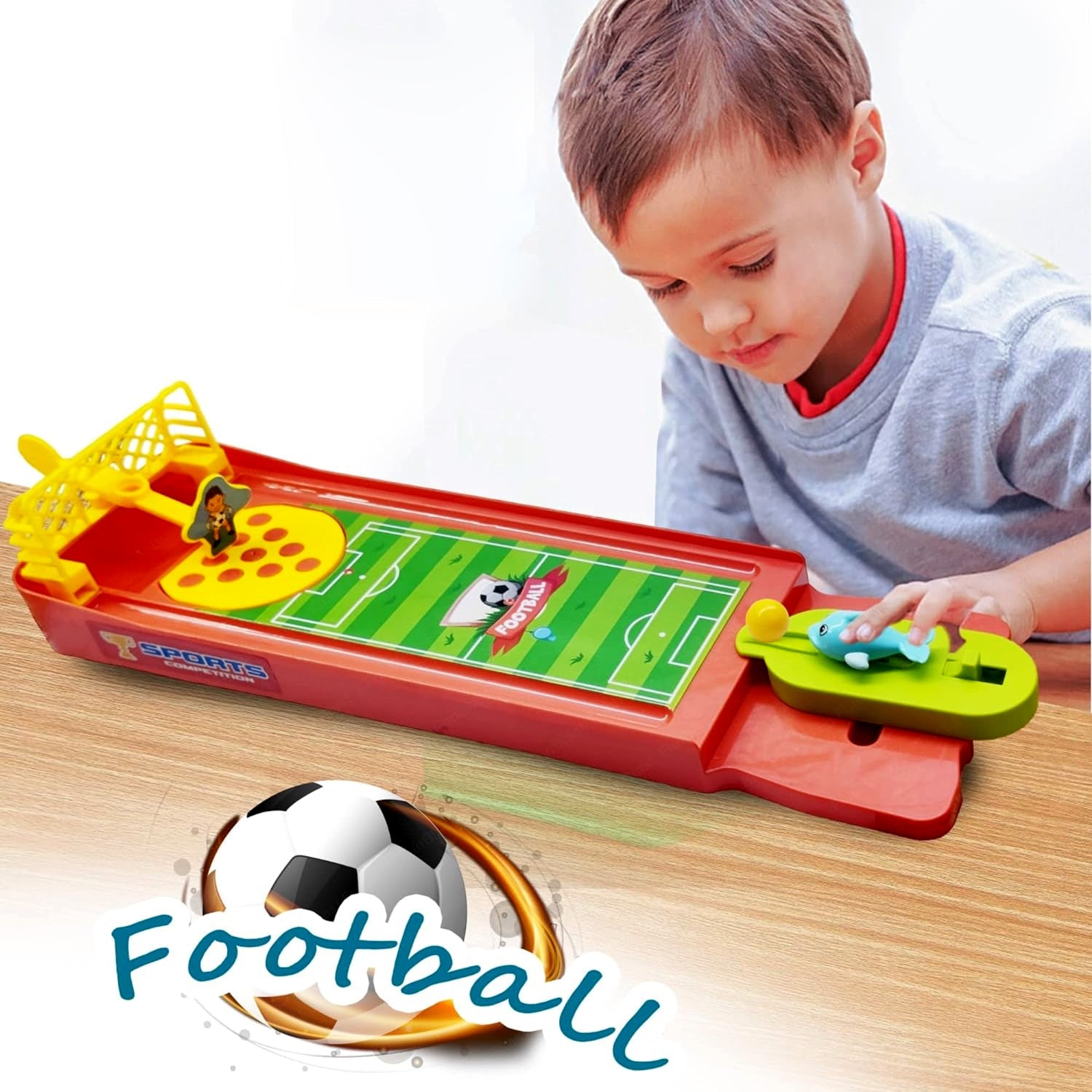 Mini Table Top Finger Football Game for Kids-Desktop Game for Kids & Adults, Fun Indoor Finger Bowling Game for Boys & Girls, Family Board Game - Springkart 
