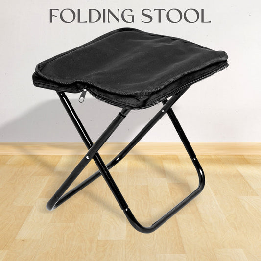 Folding Camping Stool Collapsible Camp Stool Portable Seat Travel Little Stools (1 Pc) - Springkart 