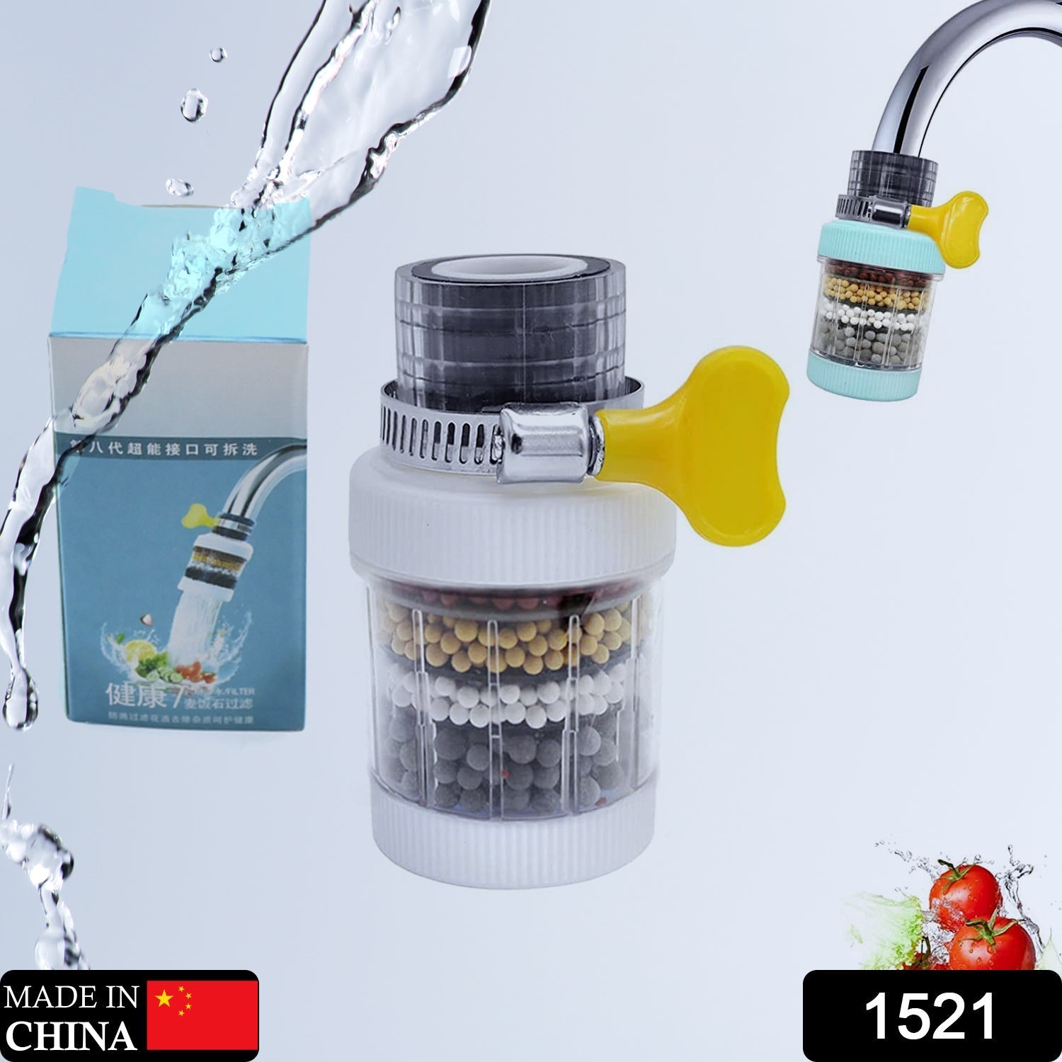 Kitchen Faucet Water Filter Tap Purifier - 4 Layer Activated Carbon for Clean Water - Springkart 