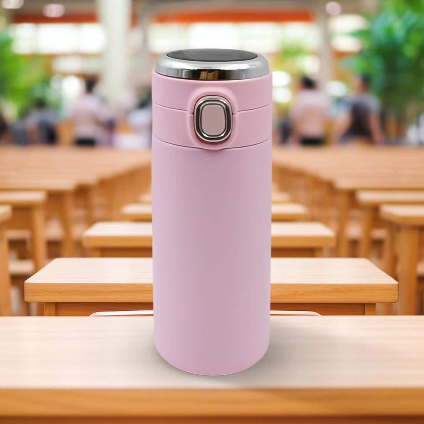 Smart Vacuum Insulated Water Bottle with LED Temperature Display (450 ML Approx) - Springkart 