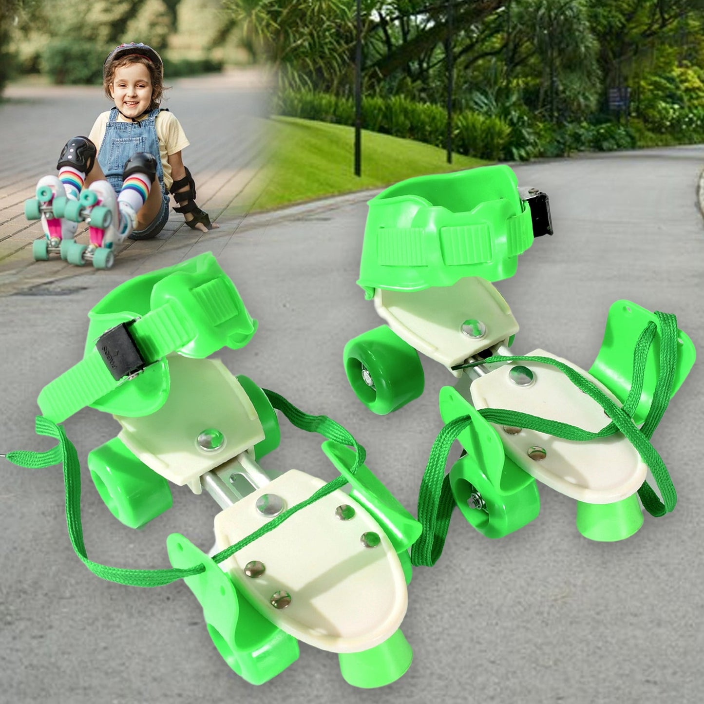 Roller Skates for Kids, Very Adjustable & Comfortable to Use / Roller Skate, Skating / (Pair of 1)  - Springkart 