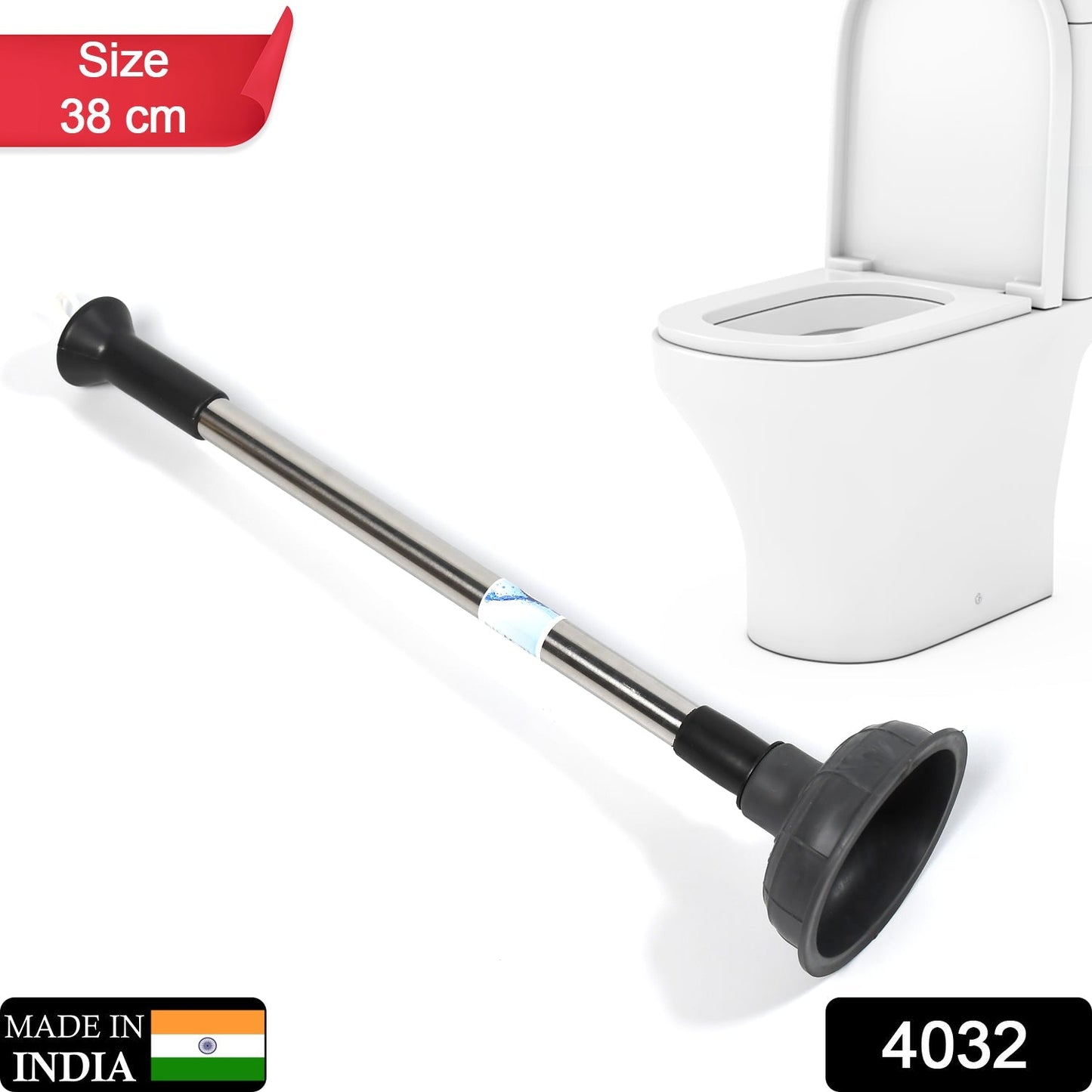 Drain Unblocker Pump for Kitchen, Sink & Toilet Cleaning - Springkart 