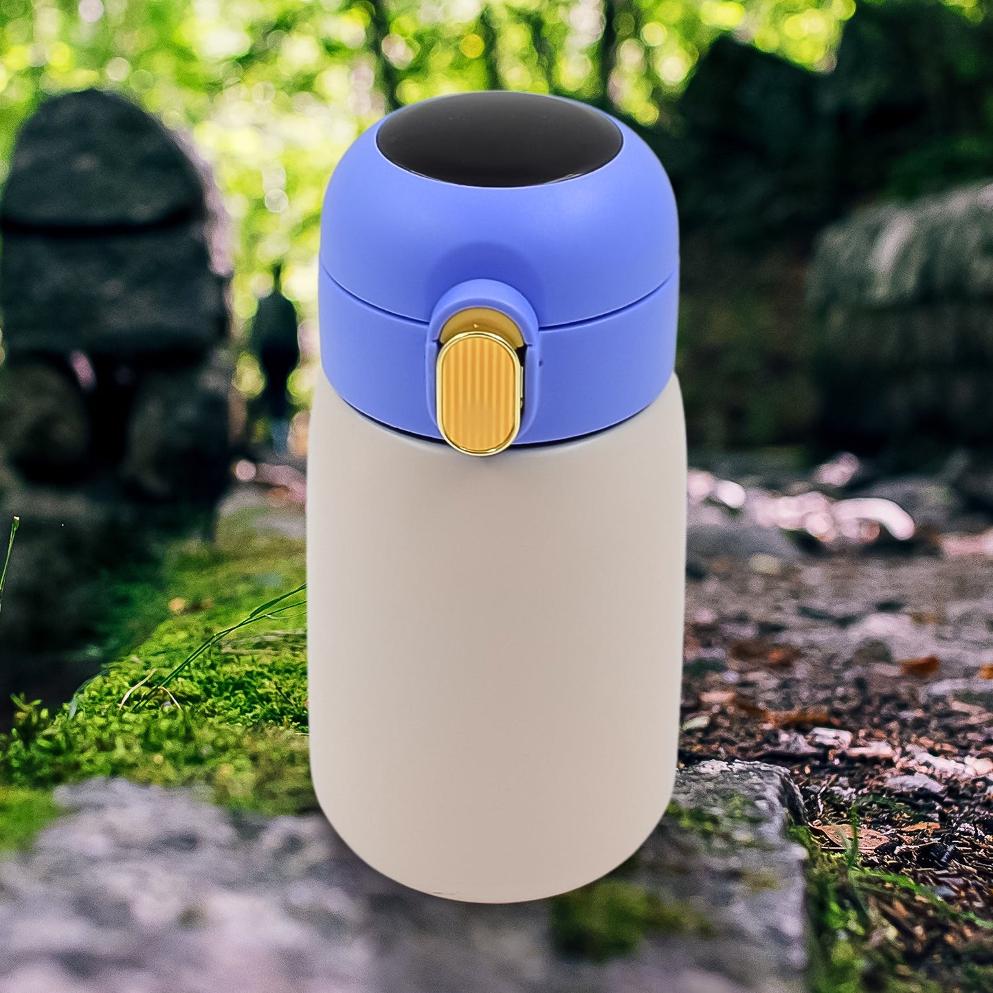 Smart Vacuum Insulated Water Bottle with LED Temperature Display (300 ML Approx) - Springkart 