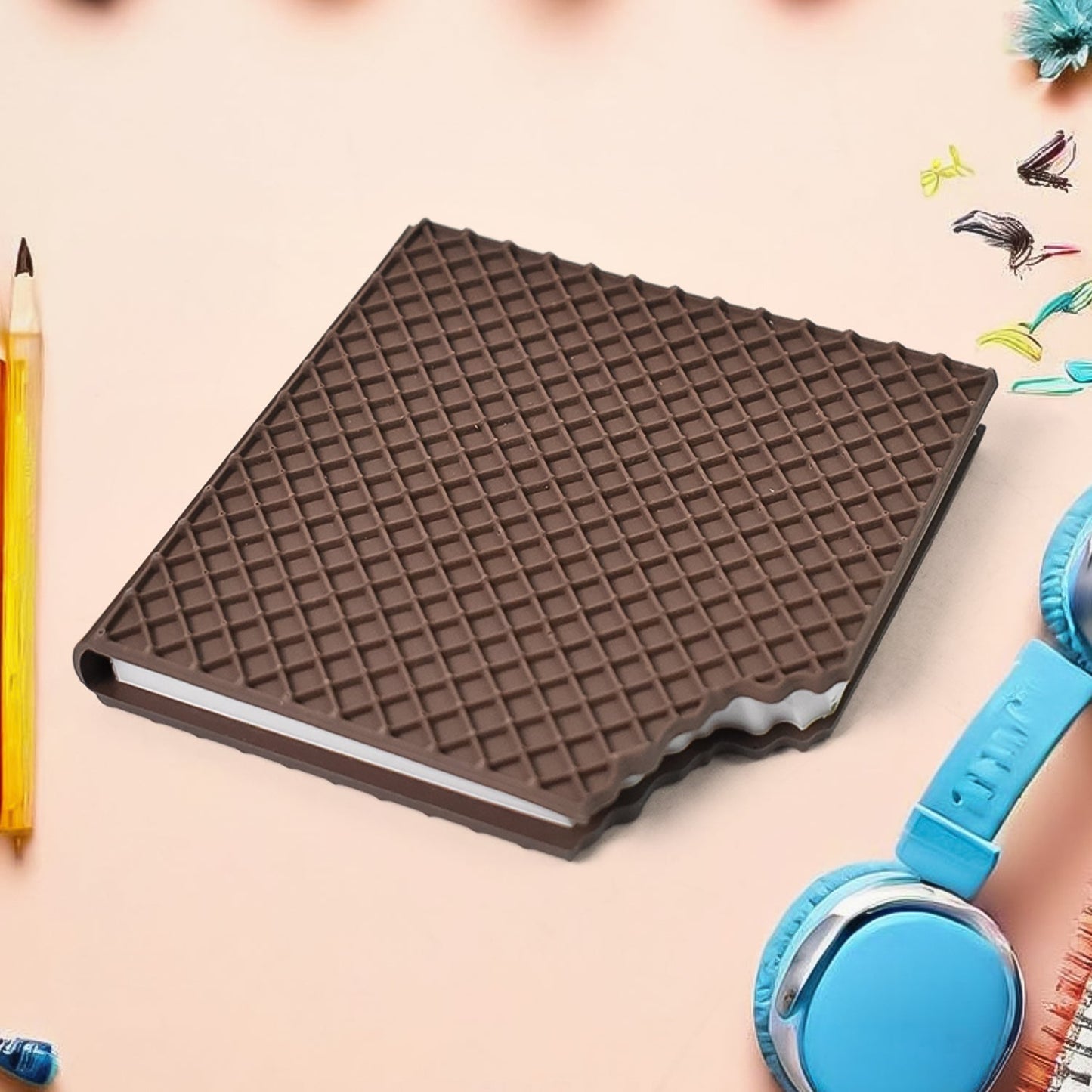 Chocolate Diary Notebooks Original Chocolate Smell Writing Practice Book Early Learning Copybook Premium Chocolate Book ( 1Pc Book ) - Springkart 