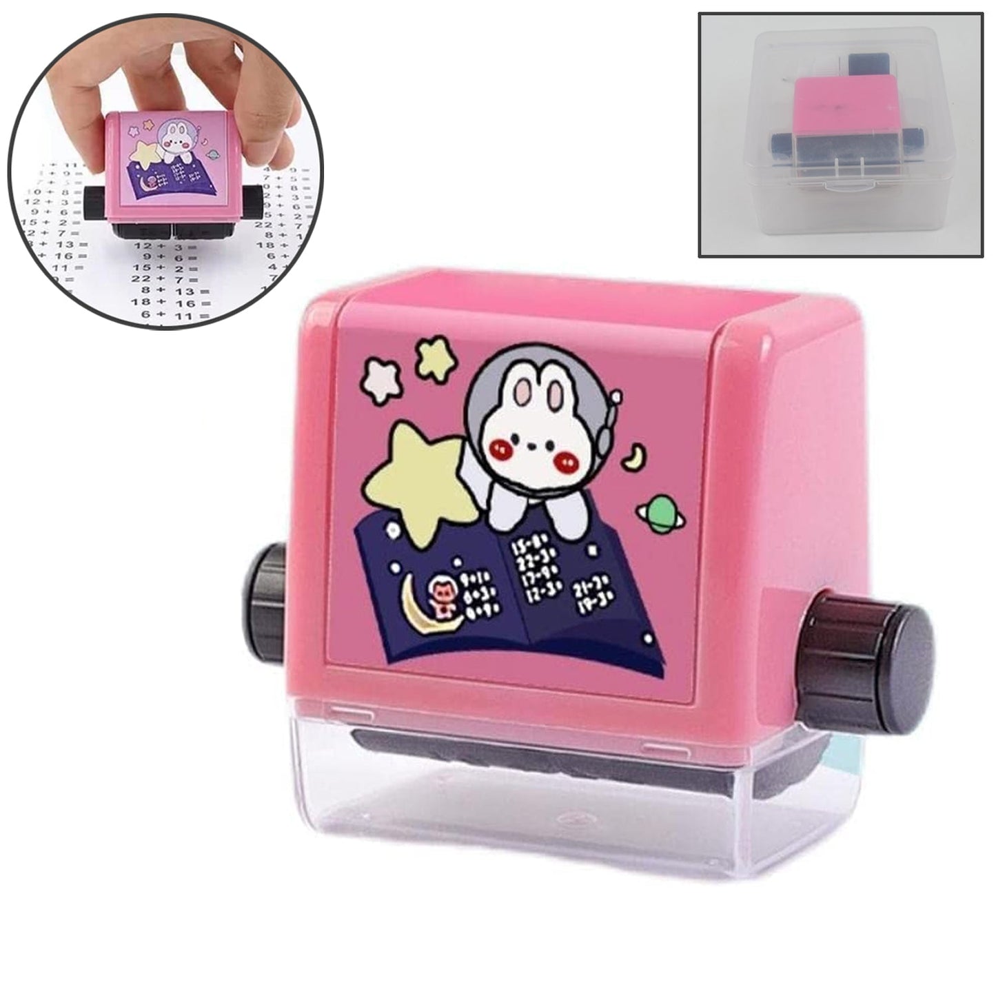 Roller Digital Teaching Stamp, Addition and Subtraction Roller Stamp - Springkart 