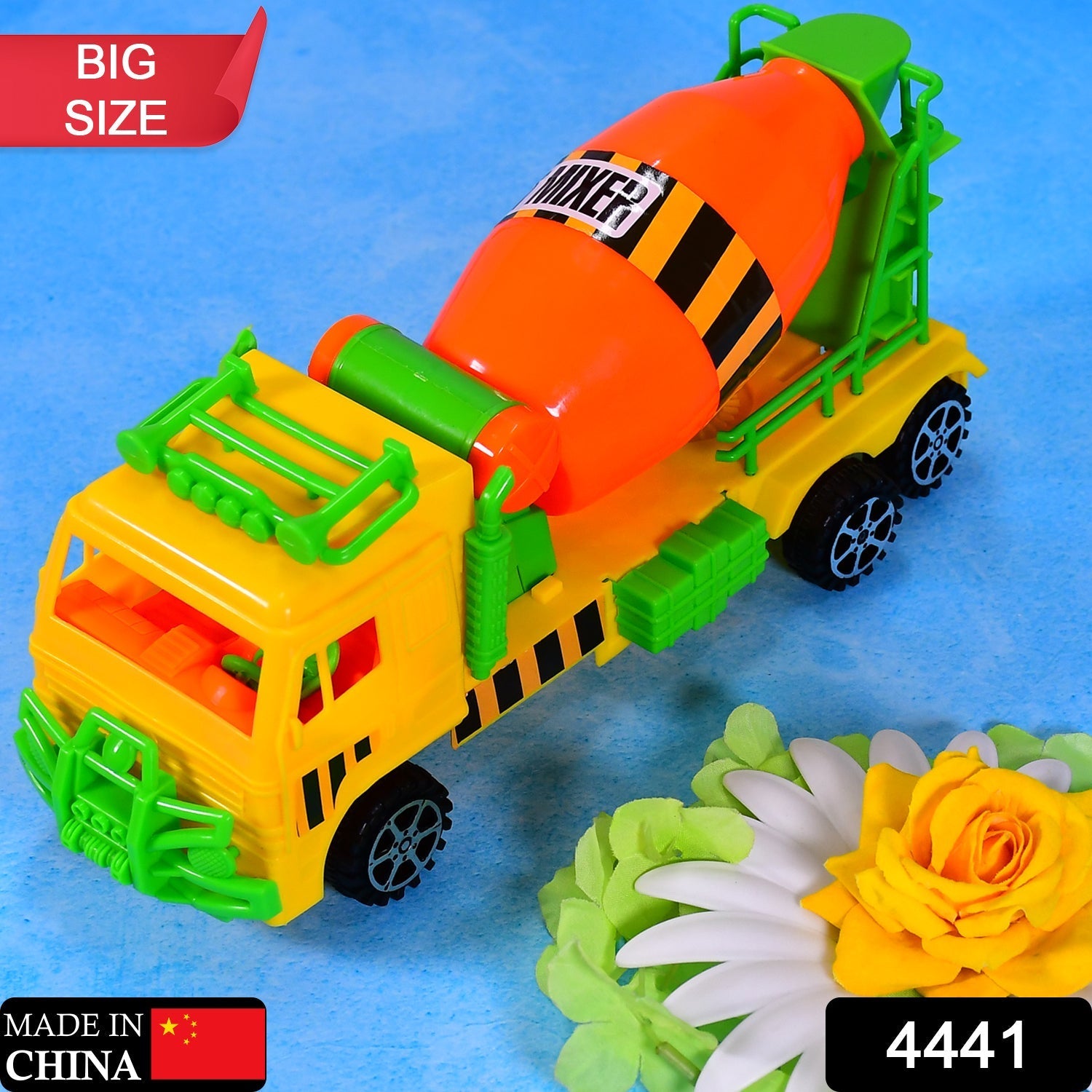 Cement Mixer Truck Pushback Toy For kids - Springkart 