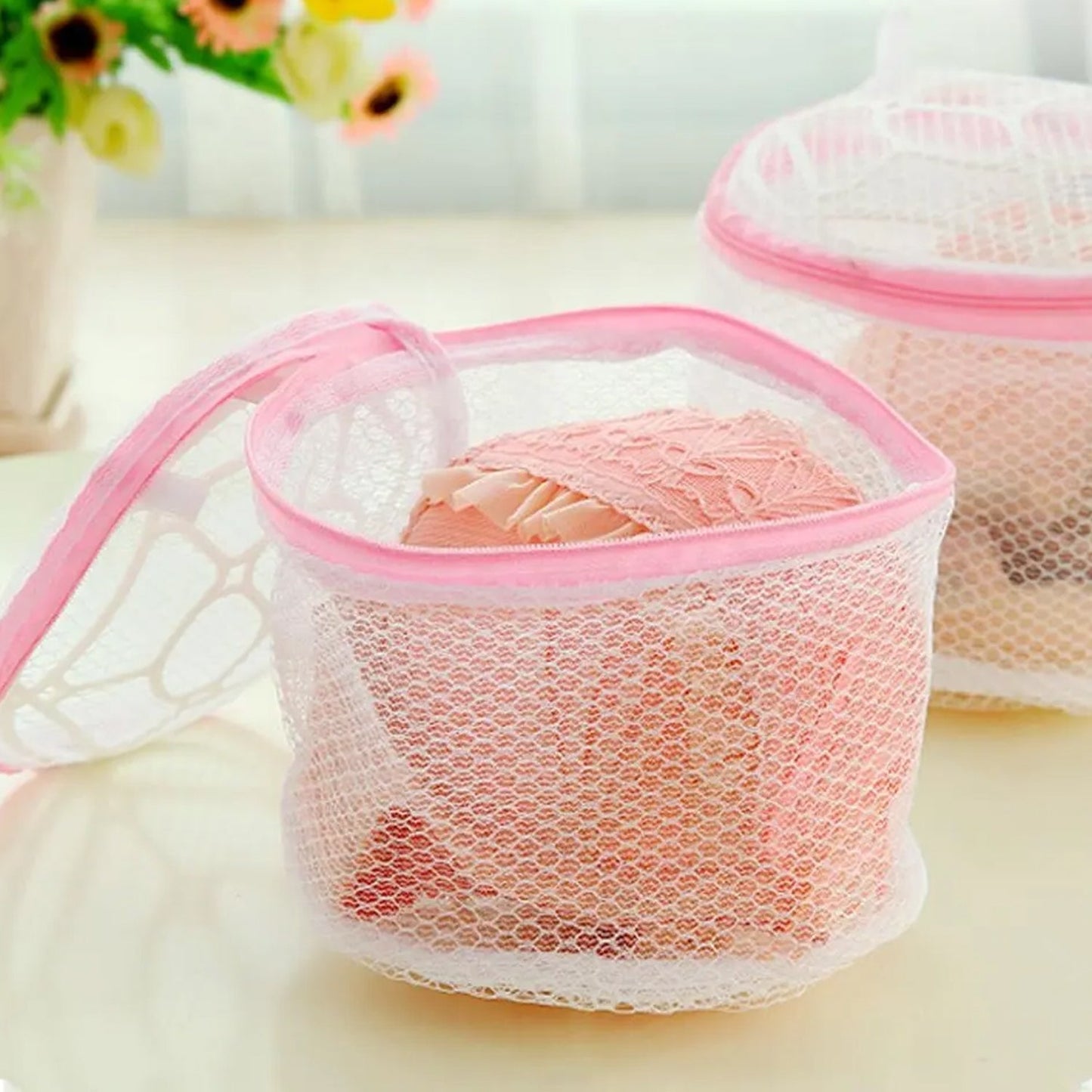 Small Round Laundry Bag (1 Pc): Ideal for Socks & Underwear - Springkart 